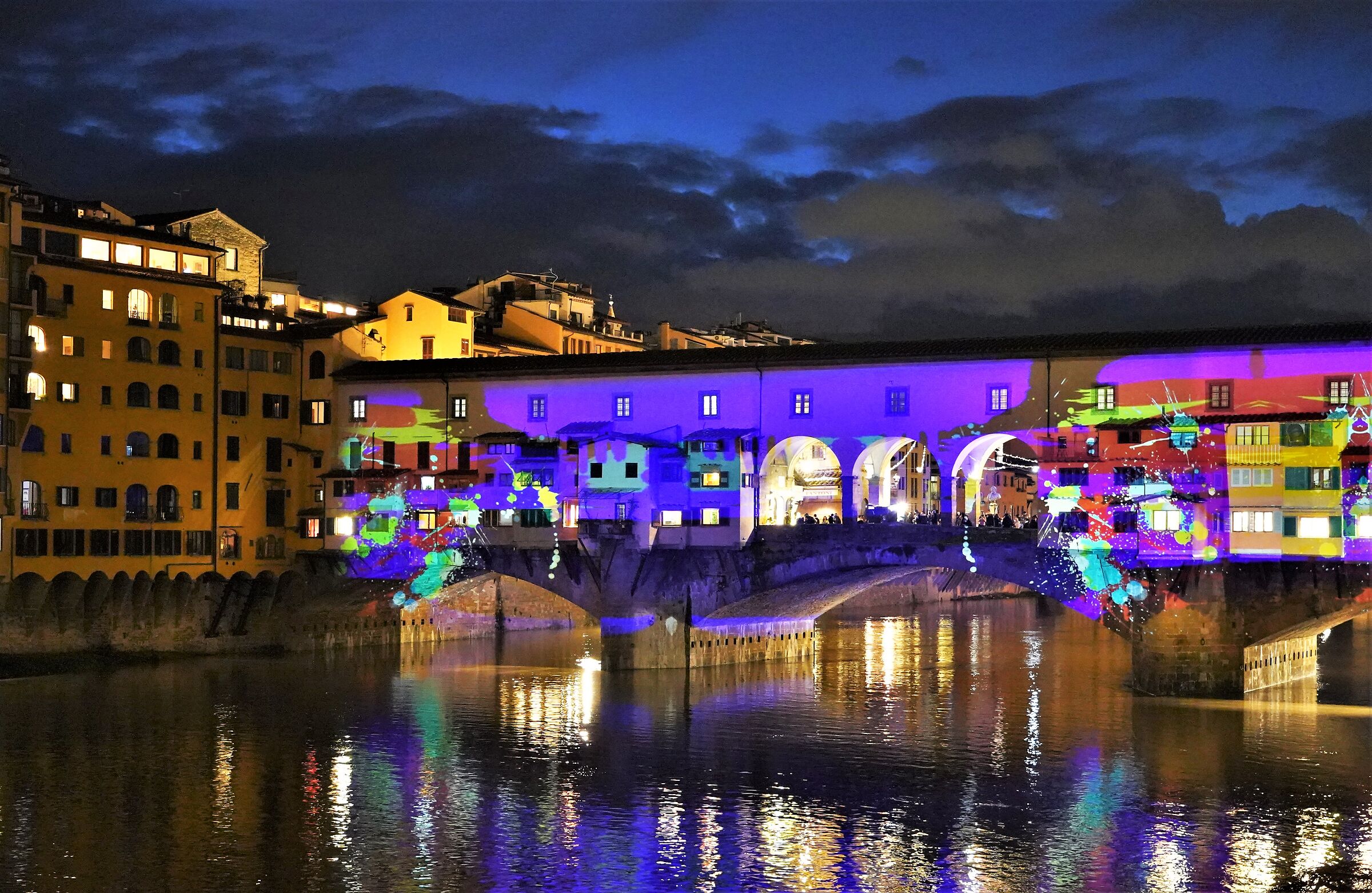 luminous choreographies in Florence....