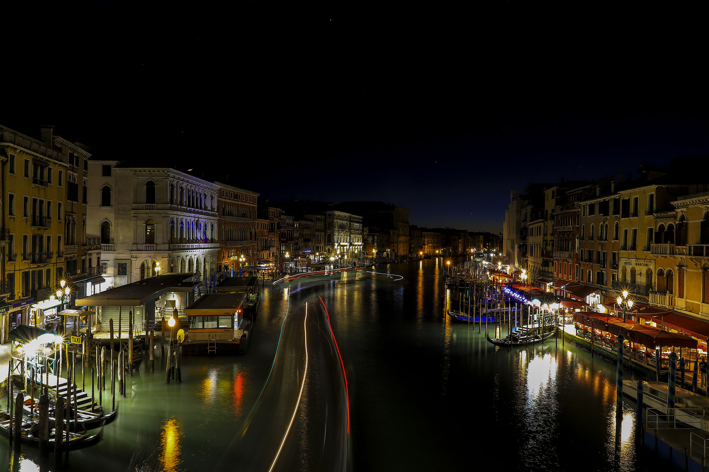Lights on the Grand Canal...