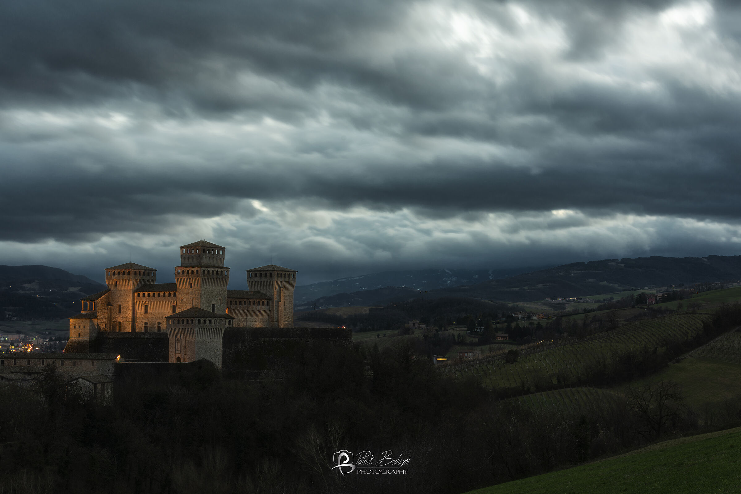 The castle of Torrechiara...