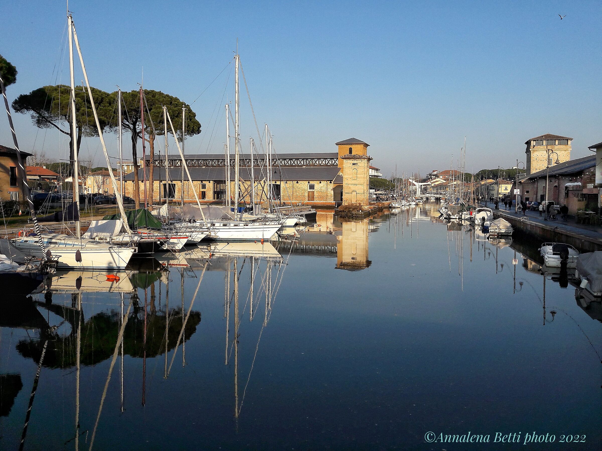 Porto Canale Darsena del Sale a Cervia...