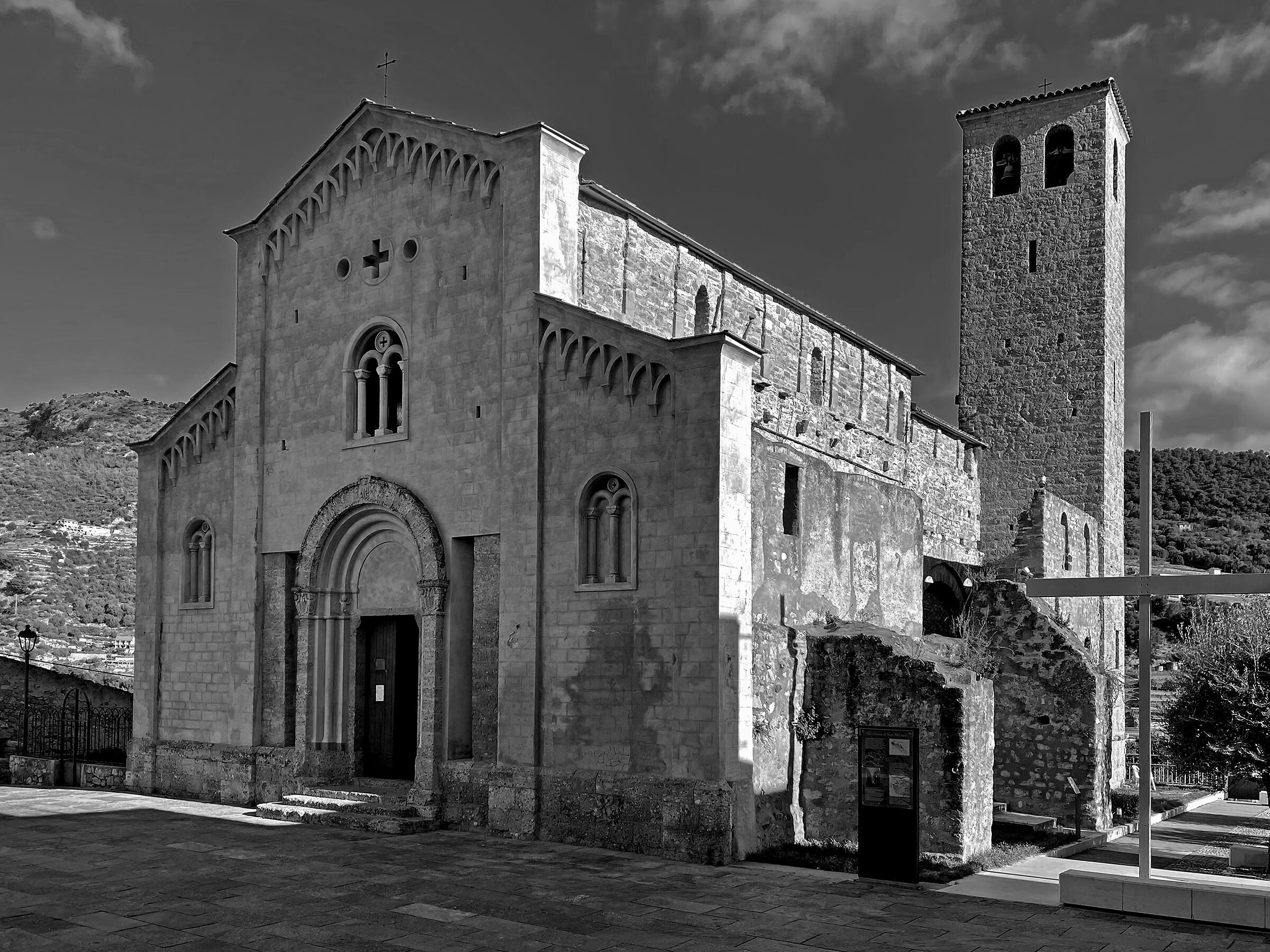 Church of San Michele Arcangelo outside...