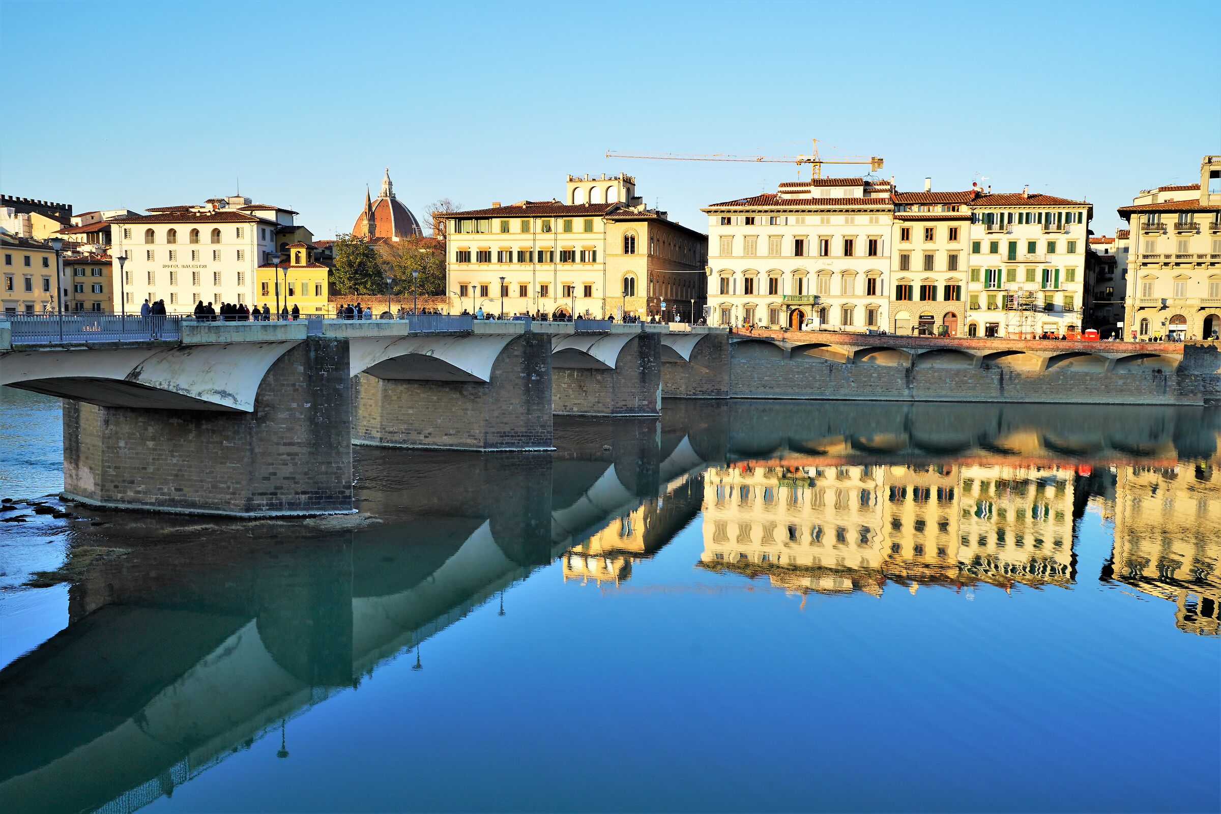 the Ponte alle Grazie in Florence...