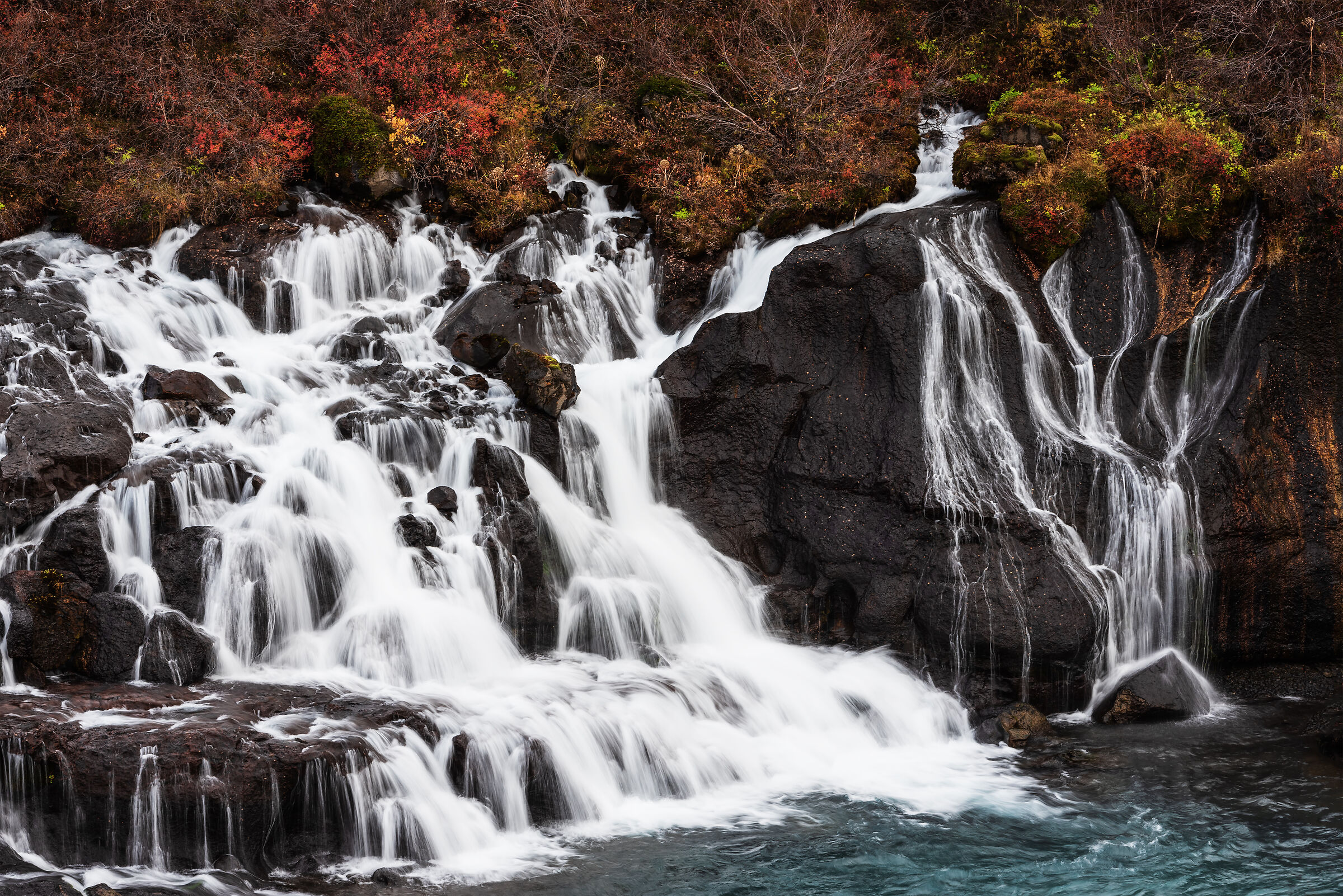 Hraunfossar...