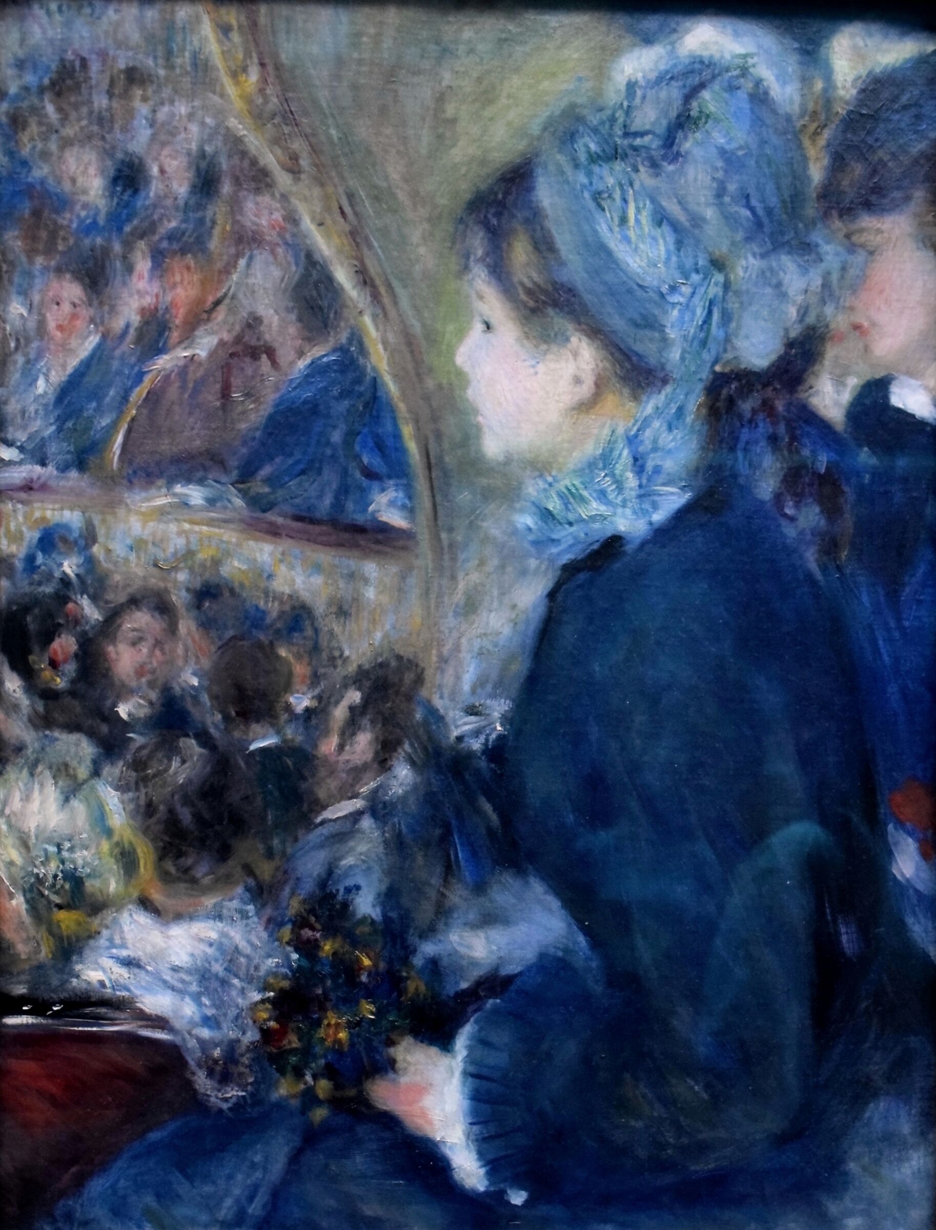 Pierre Auguste Renoir "Al teatro"...