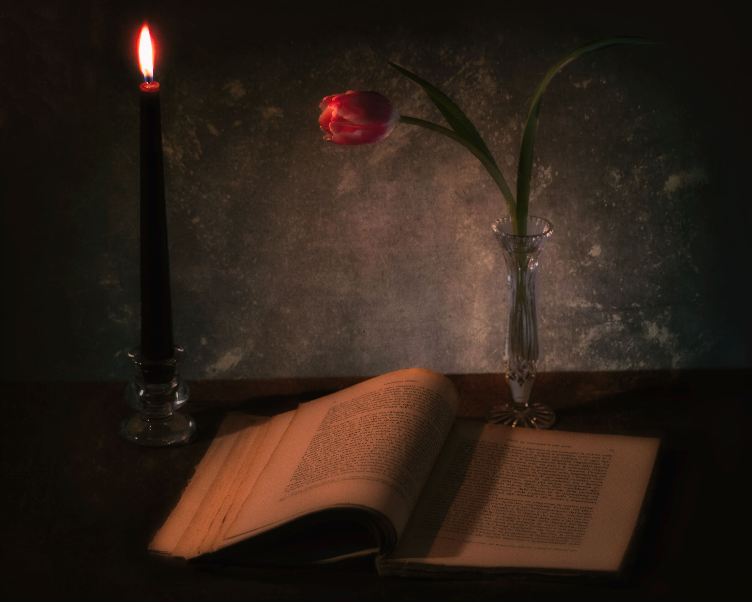Read by candlelight...