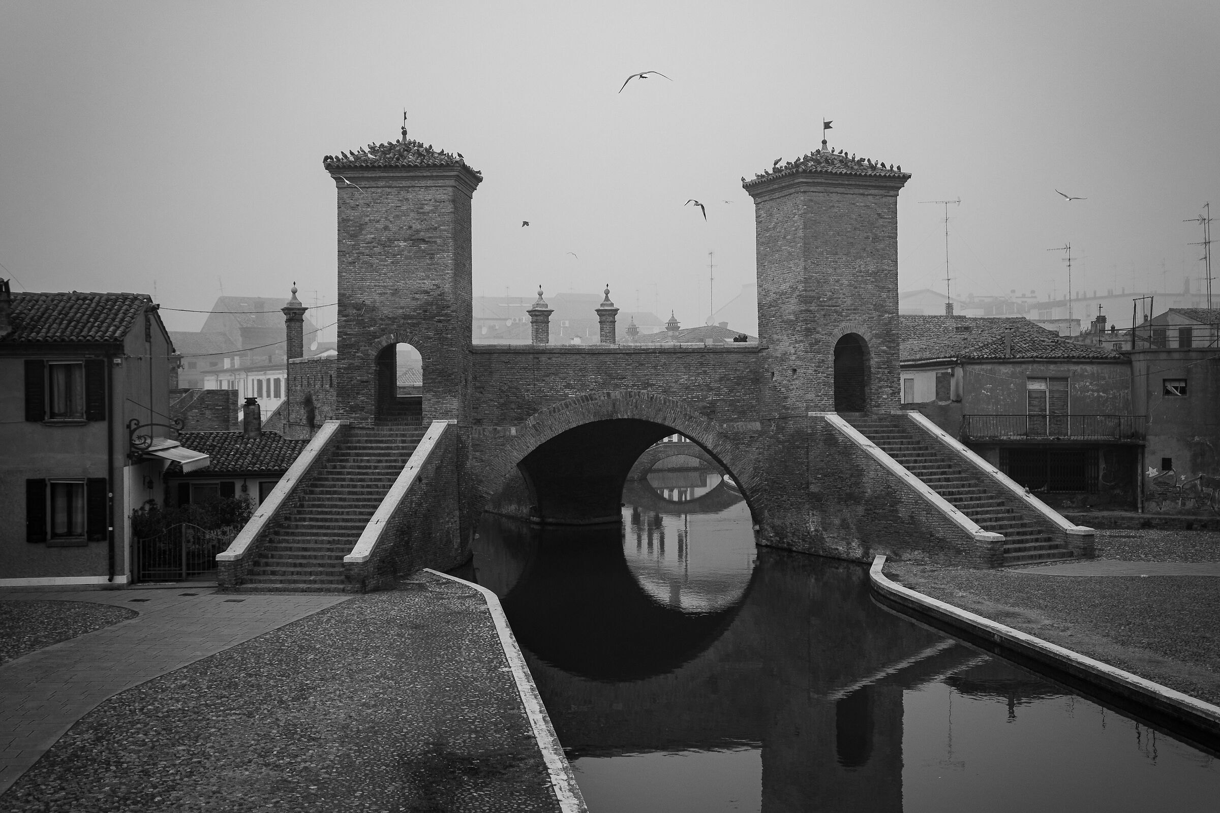 The three bridges of Comacchio...