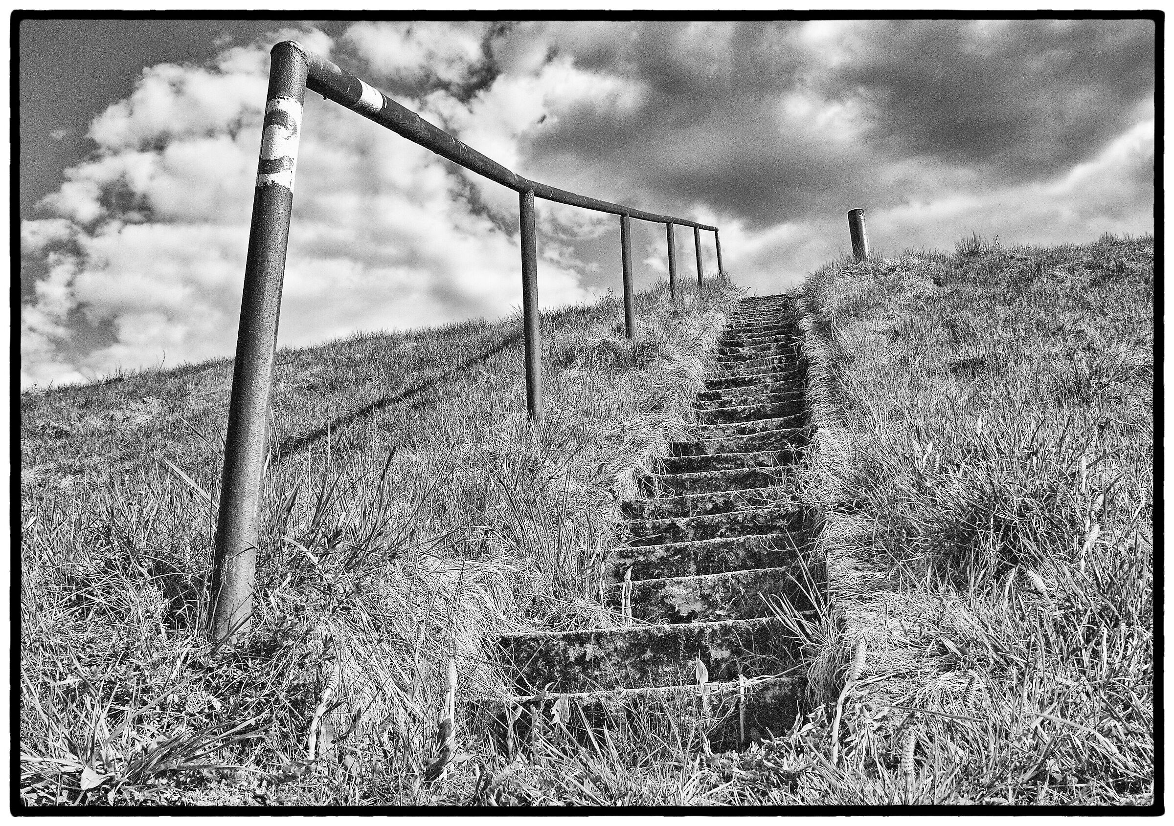 stairs - black and white...