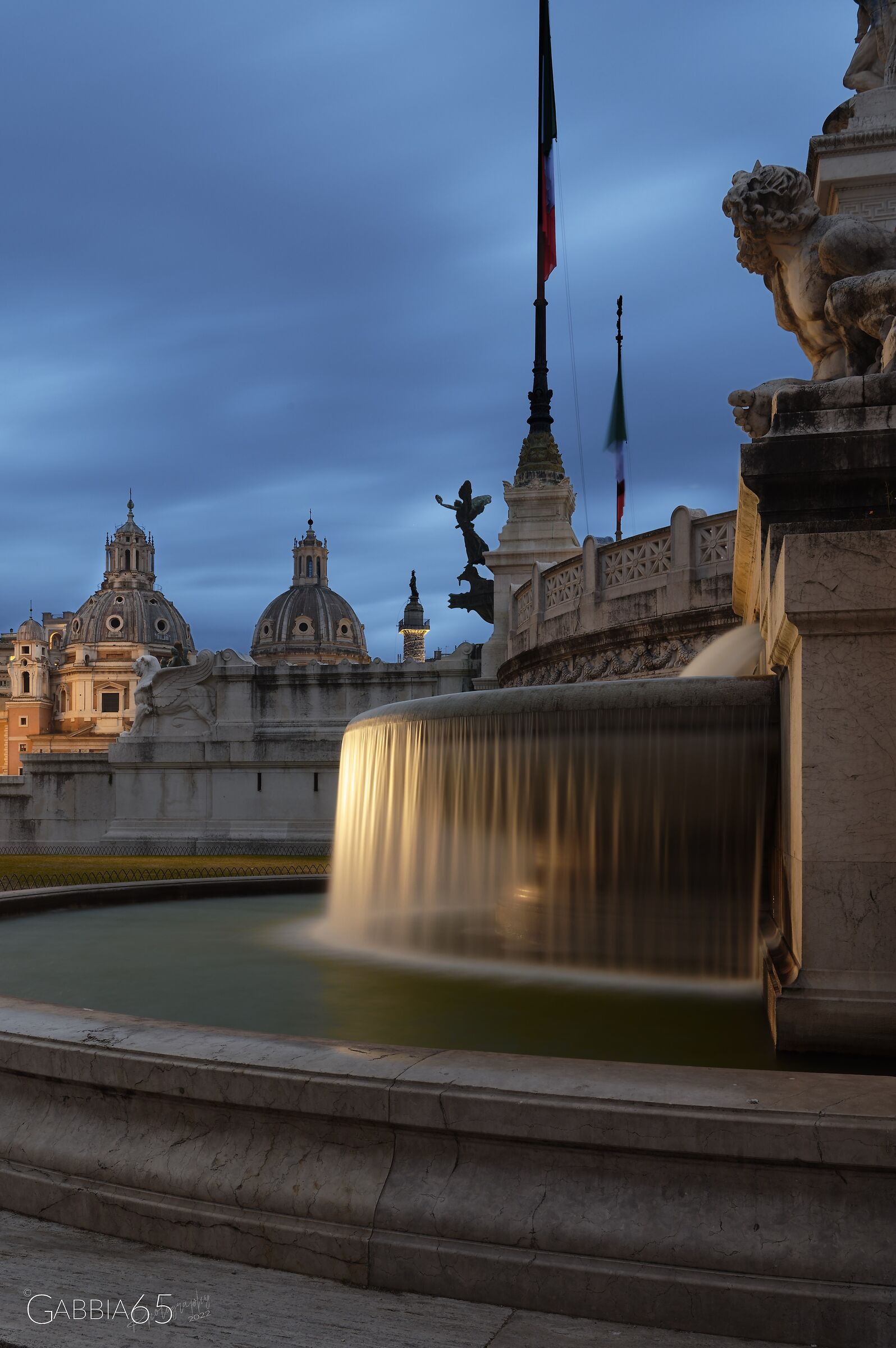 Tyrrhenian Fountain (Vittoriano, Rome)...