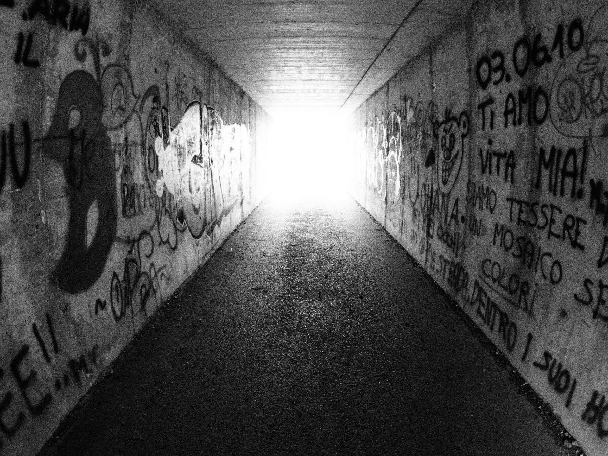 The tunnel...