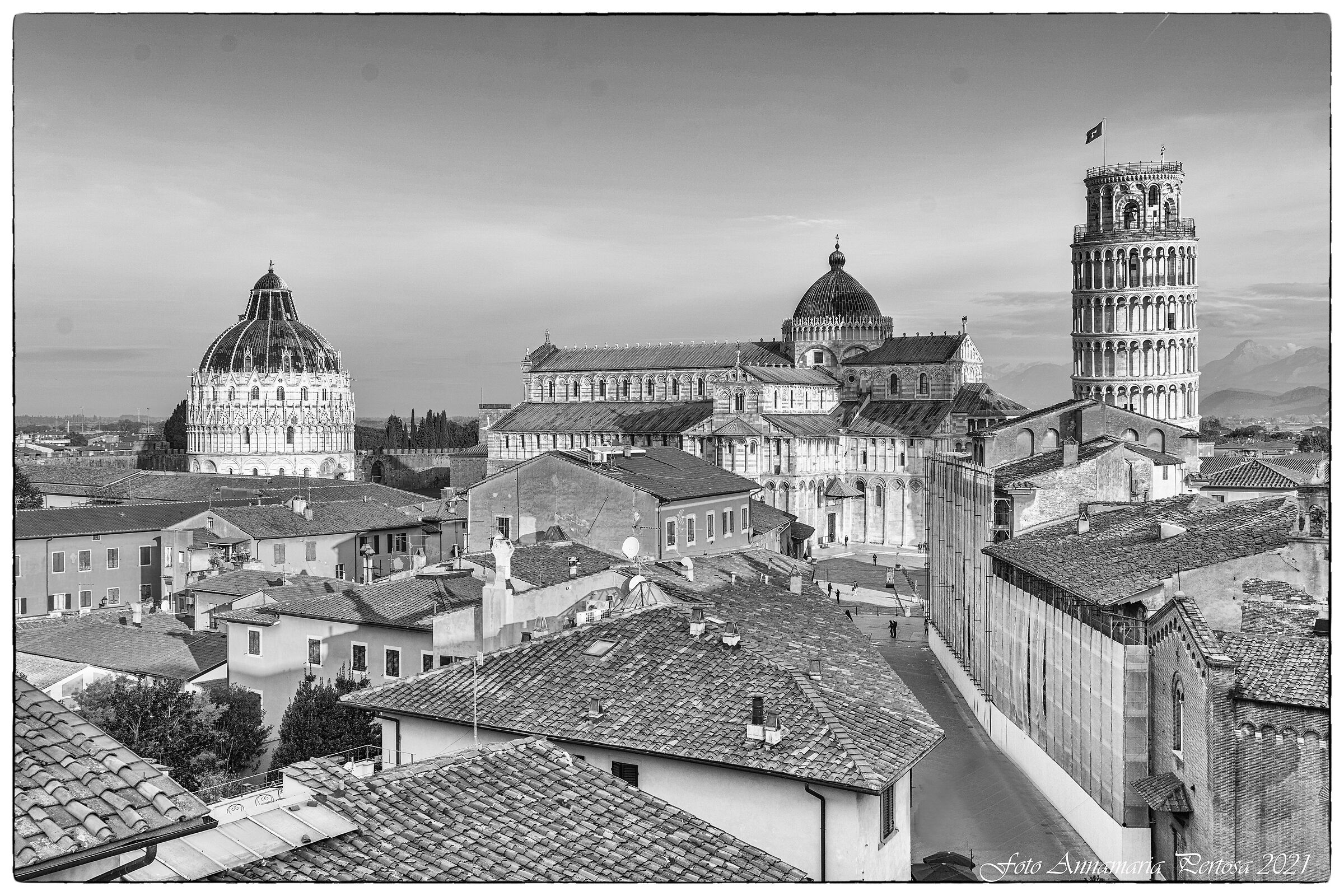 Piazza dei Miracoli and its monuments...