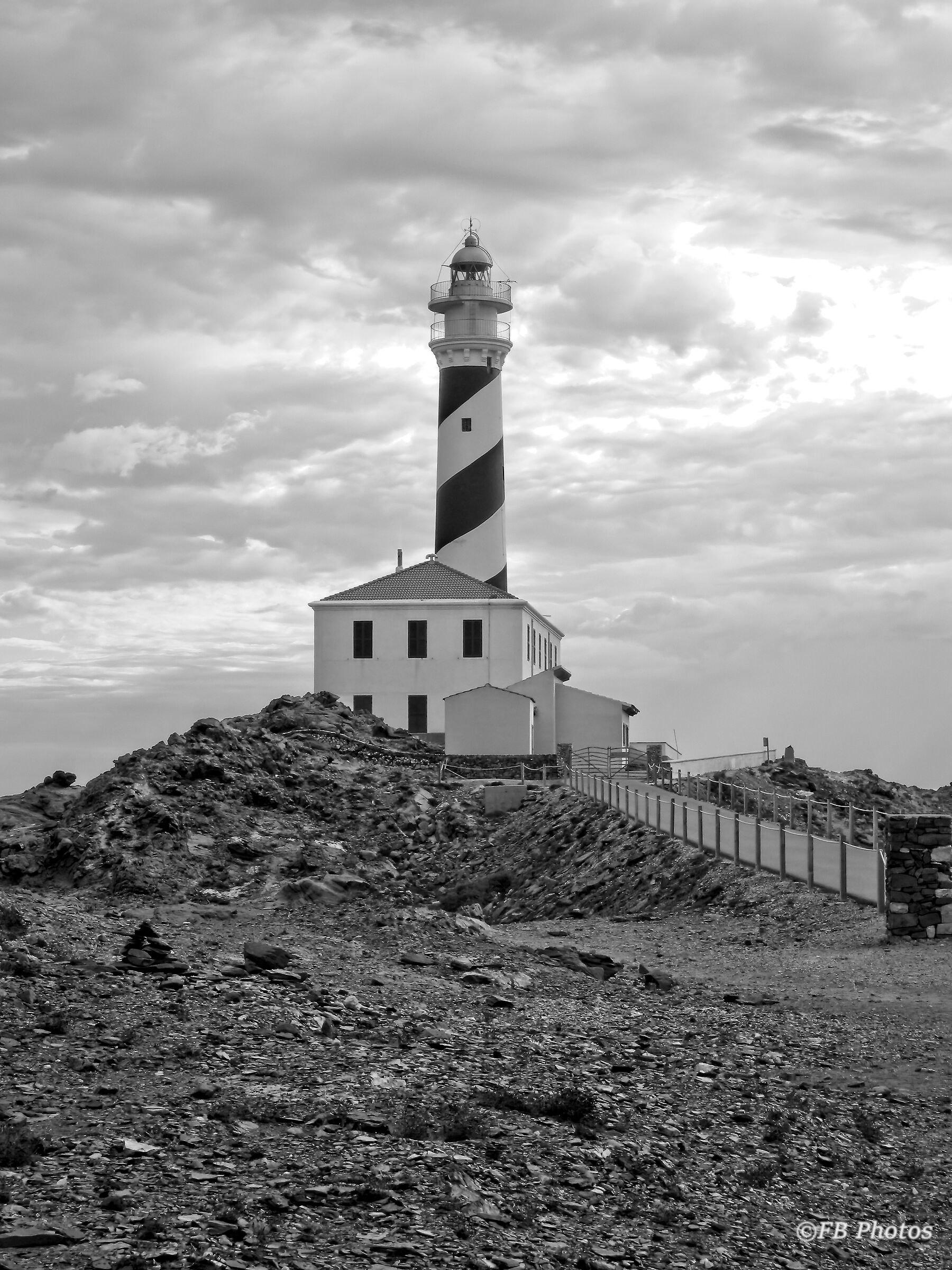 The lighthouse of Cap de Favaritx...