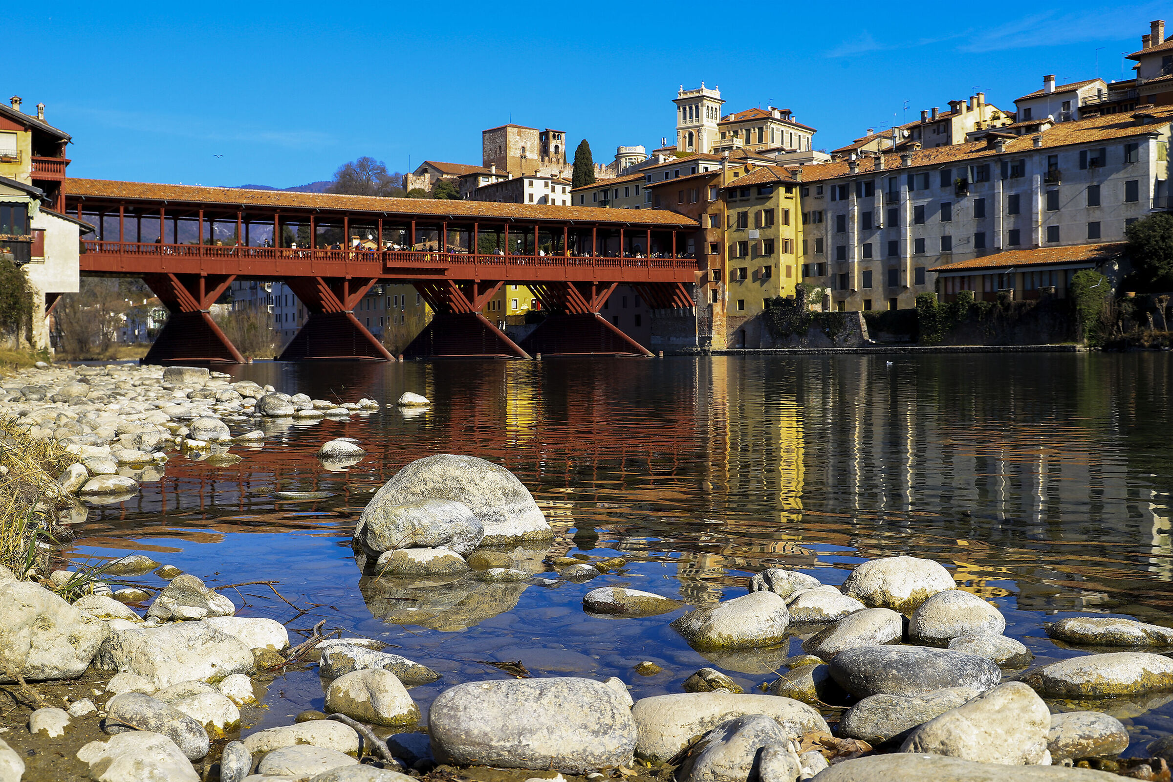 Bassano, the bridge, the Brenta....