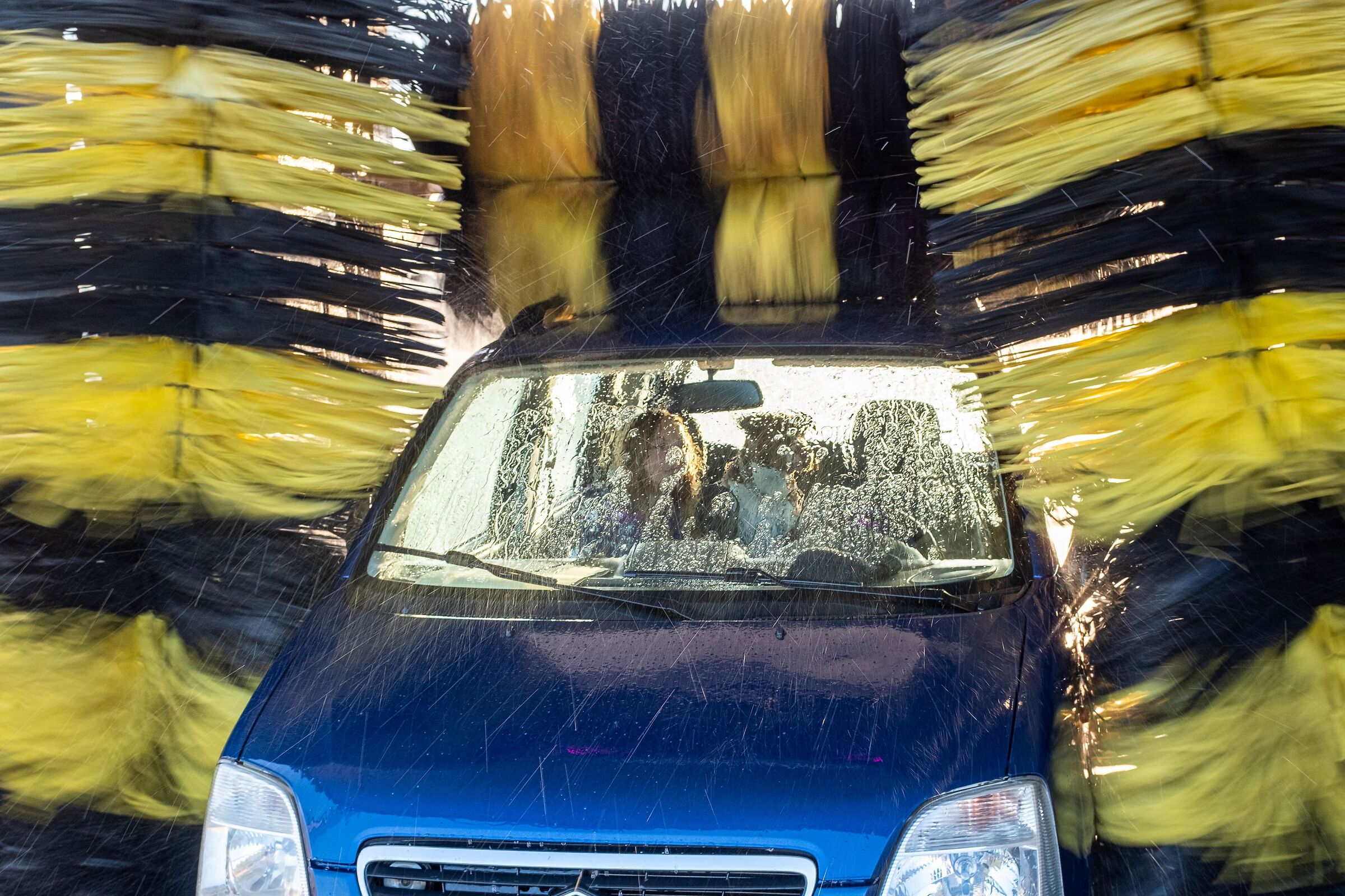 the car wash :-)...