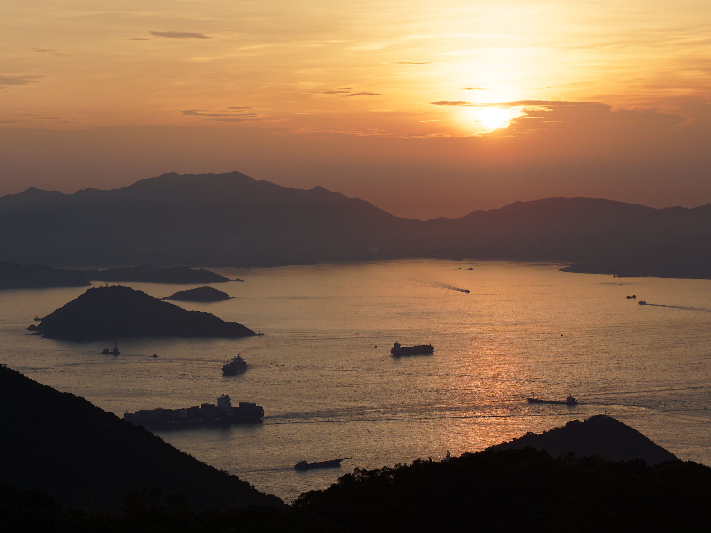 Sunset HK...