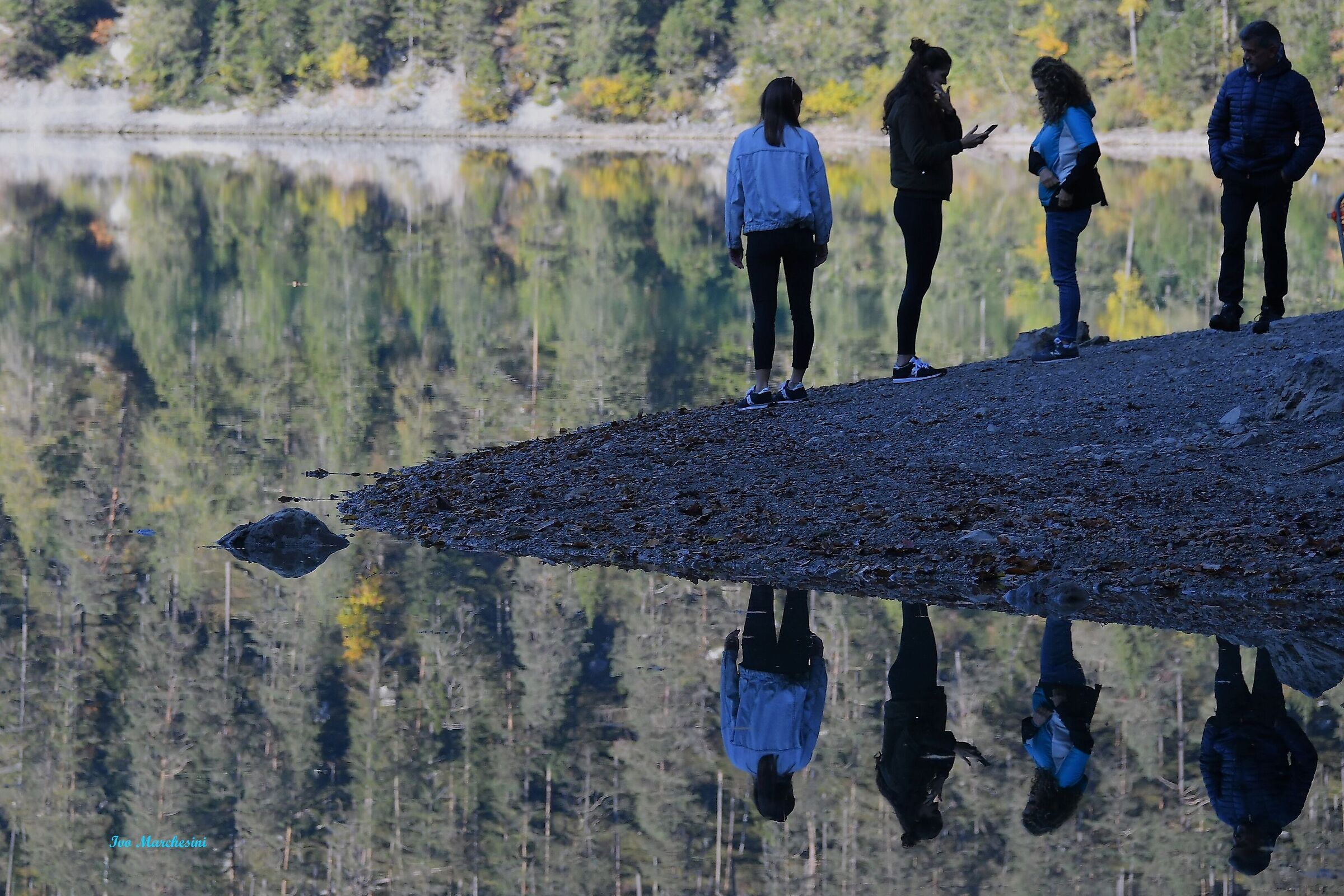 Reflections... Lake Tovel...