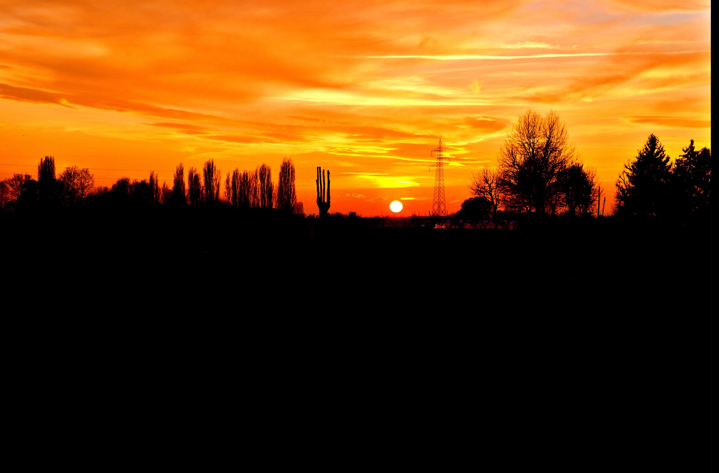 Sunset...