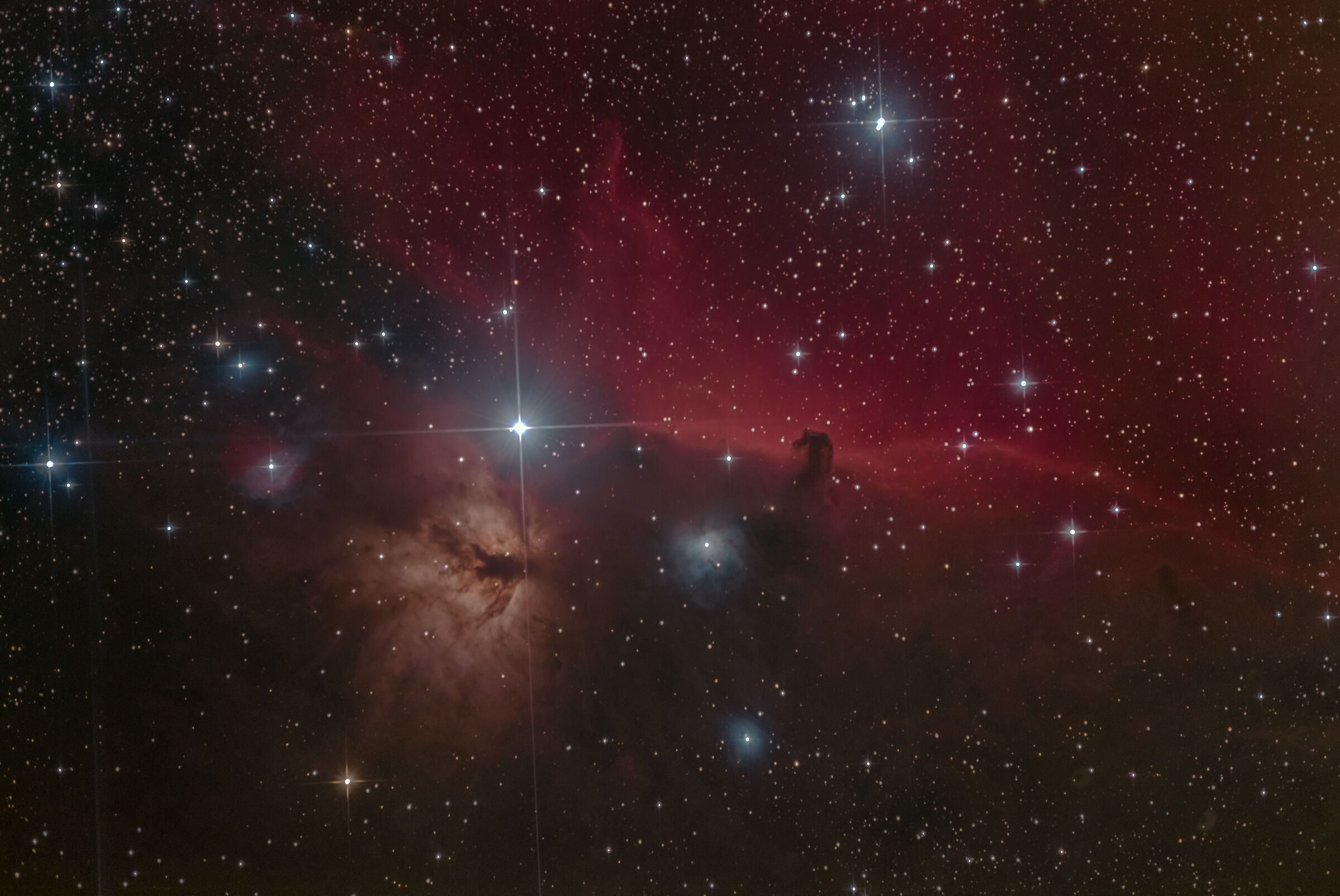 Flame & Horse Head Nebula (un anno dopo)...