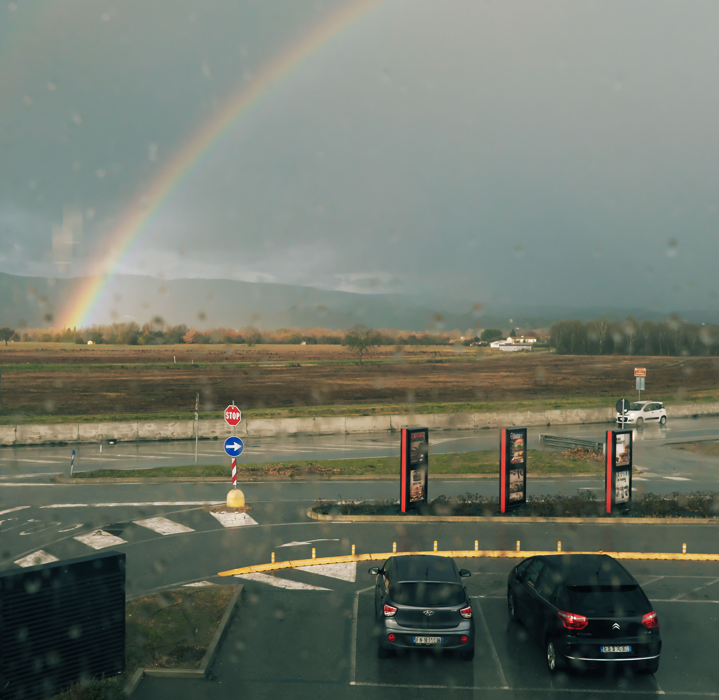 The rainbow on the periphery...