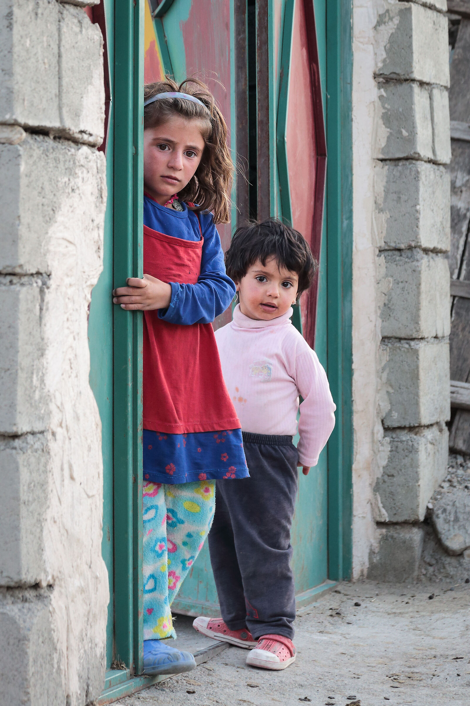Kurdish village street Shot-Chaldoran Makù...