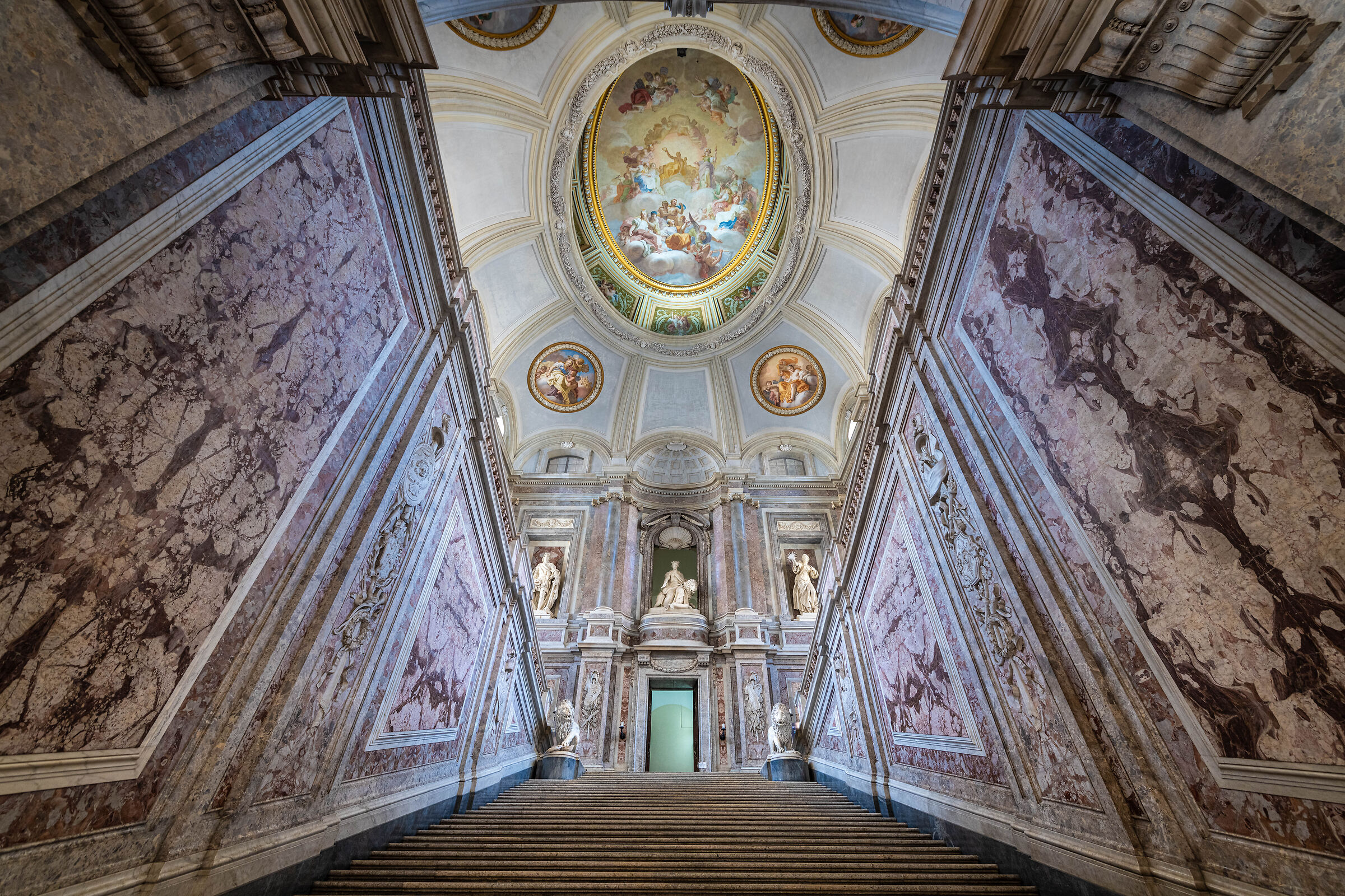Royal Palace Caserta - Staircase entrance...