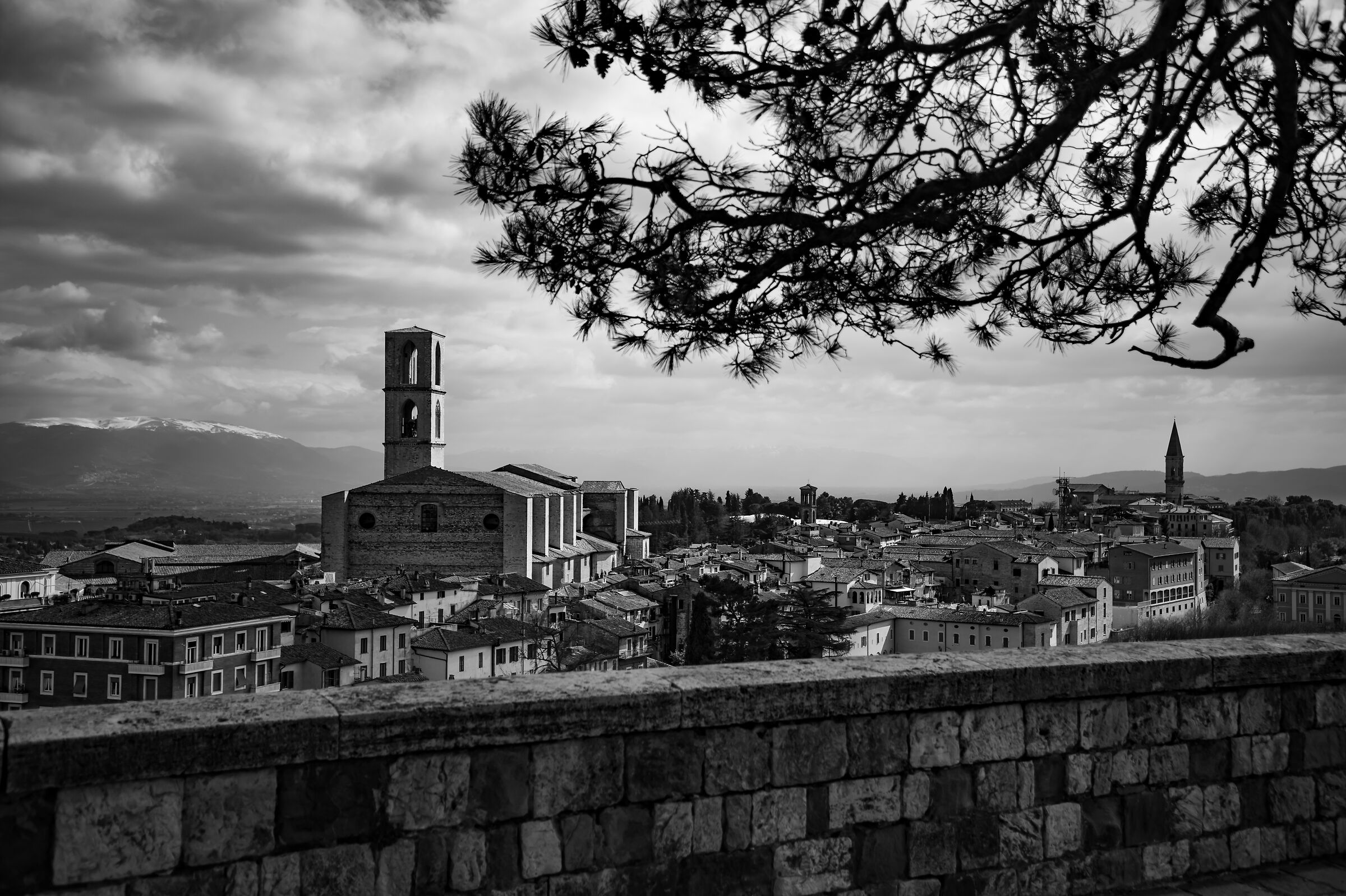 Perugia in bianco e nero...