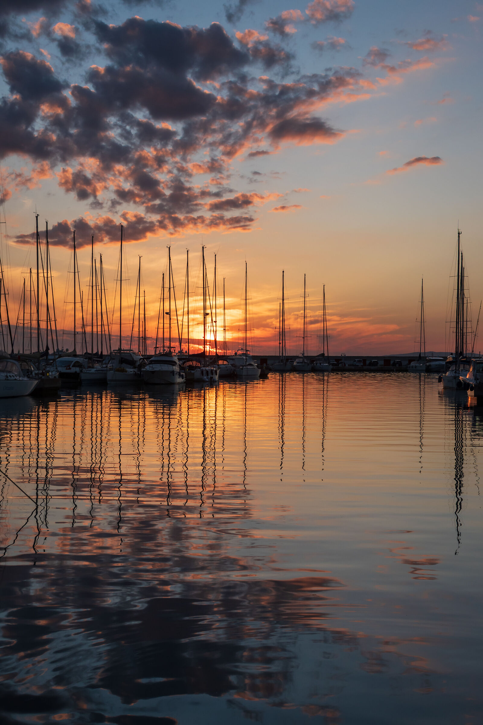 Vele e tramonto/Sunset and sails...