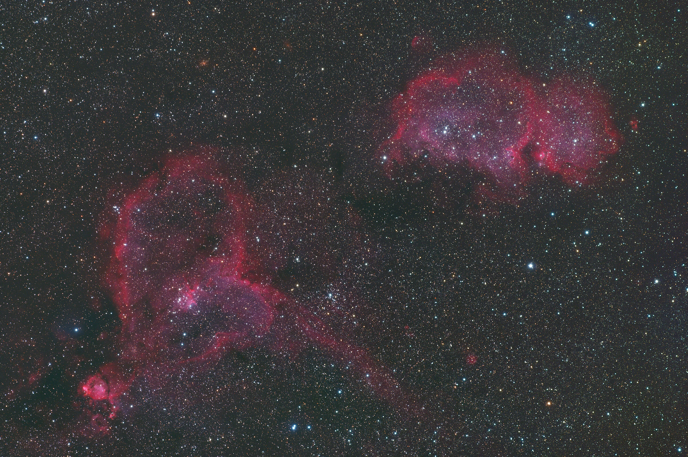 Nebulosa Cuore e Anima in lrgb...