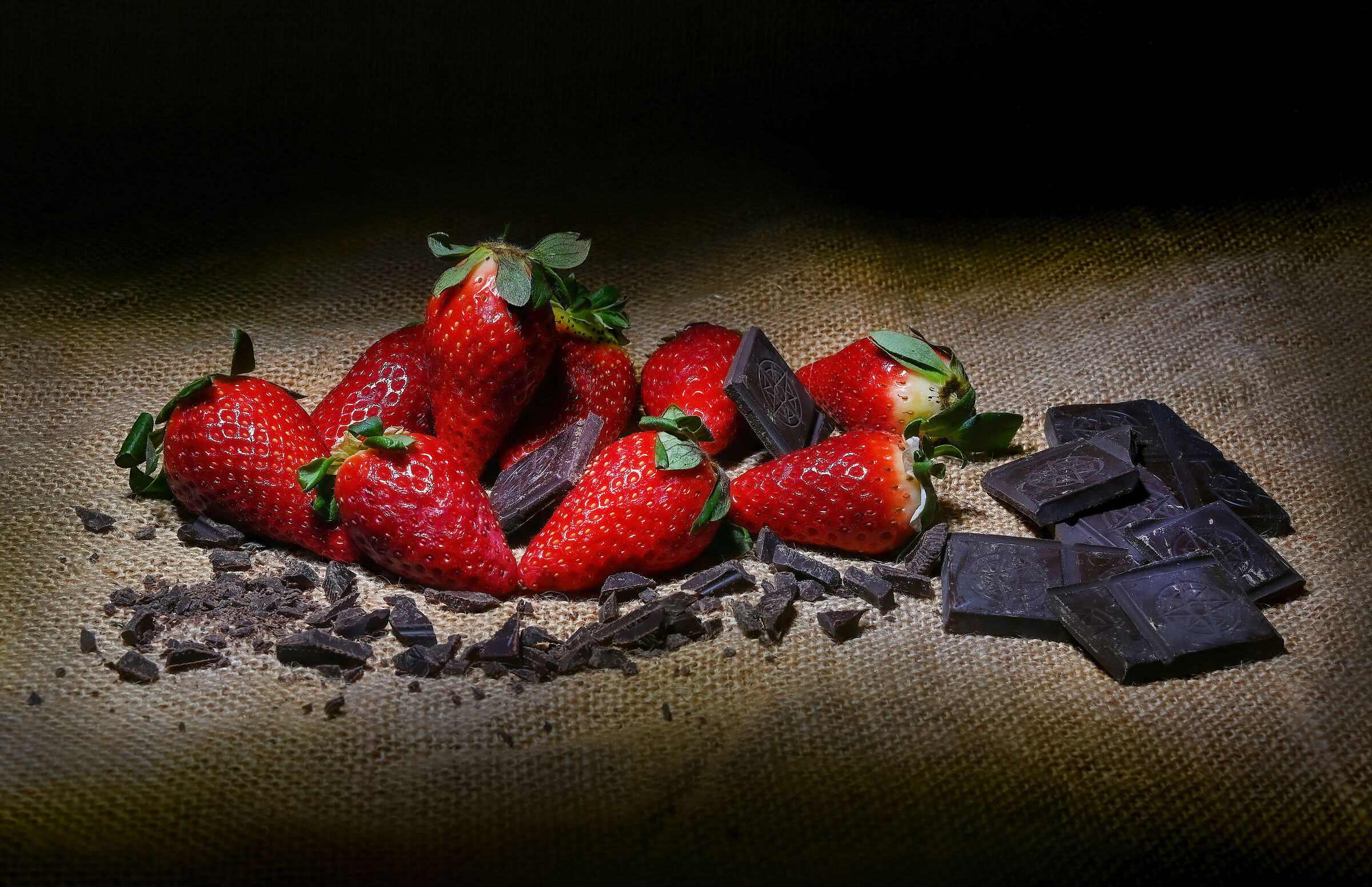 Strawberries and chocolate...