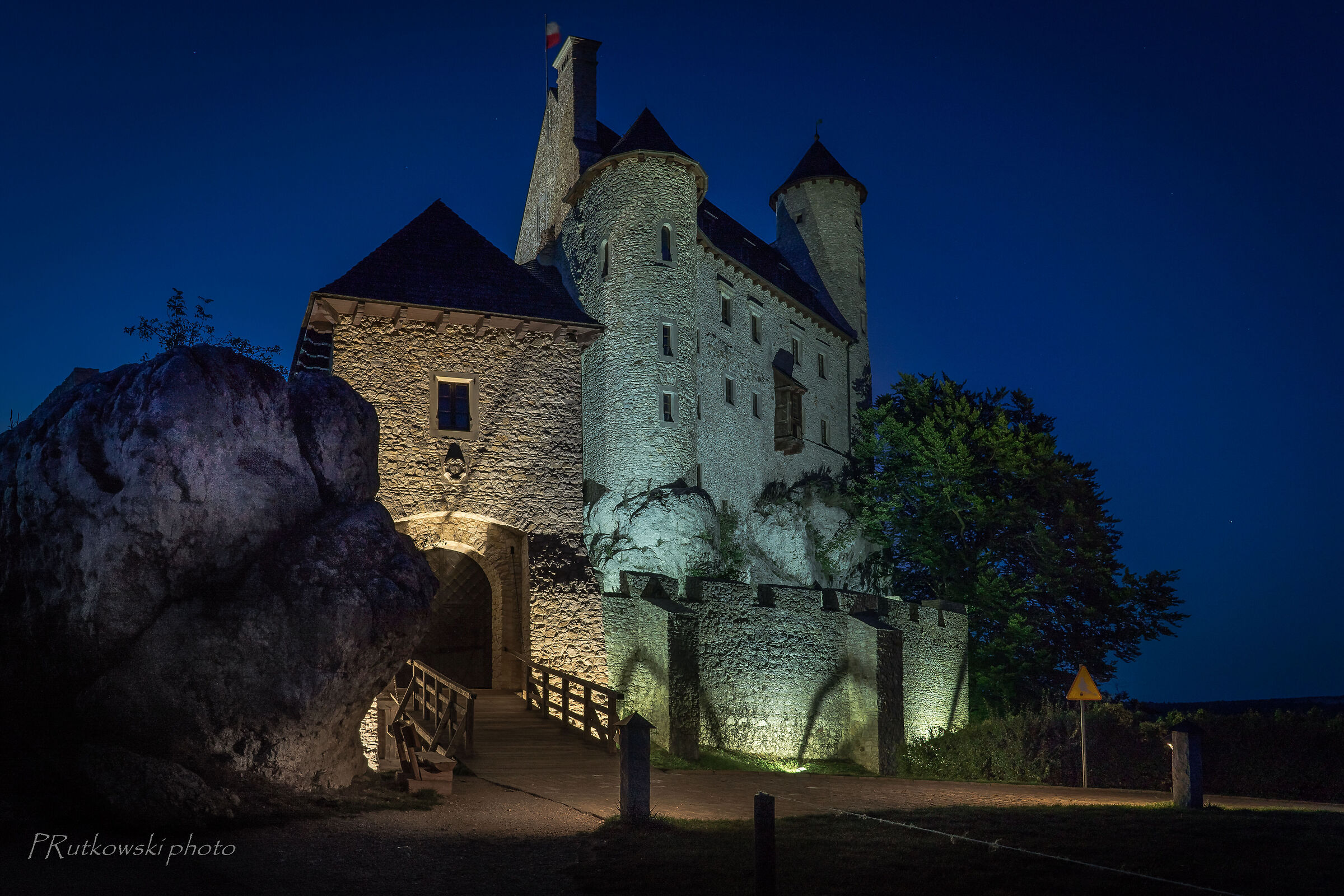 Zamek Bobolice, Polska....