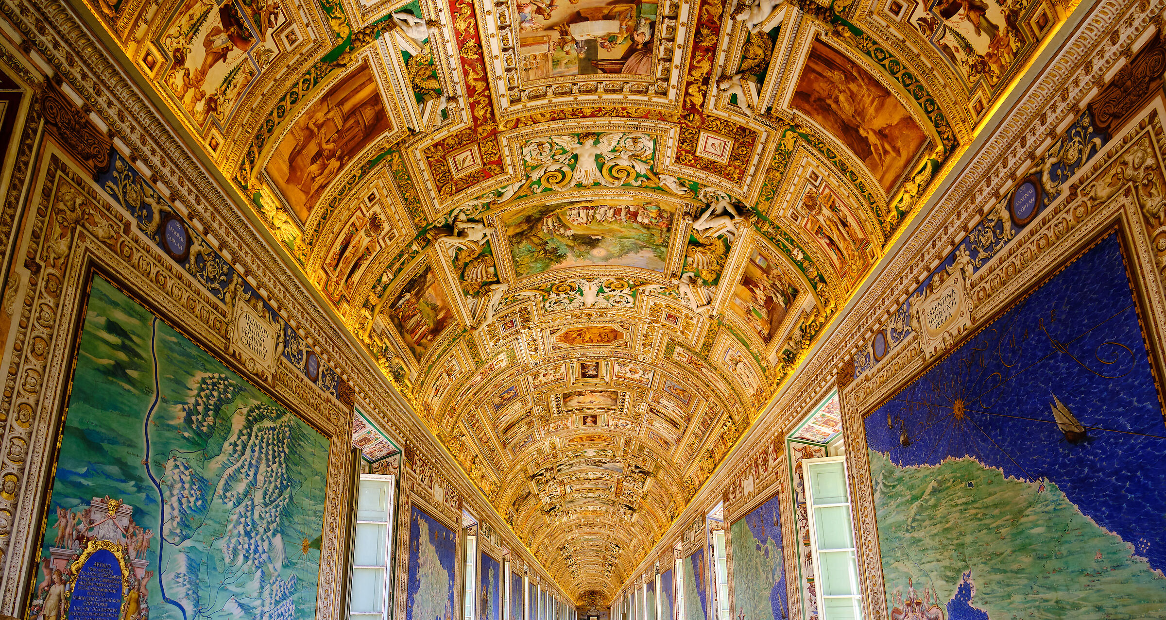 Vatican Museums - Galleries of maps...