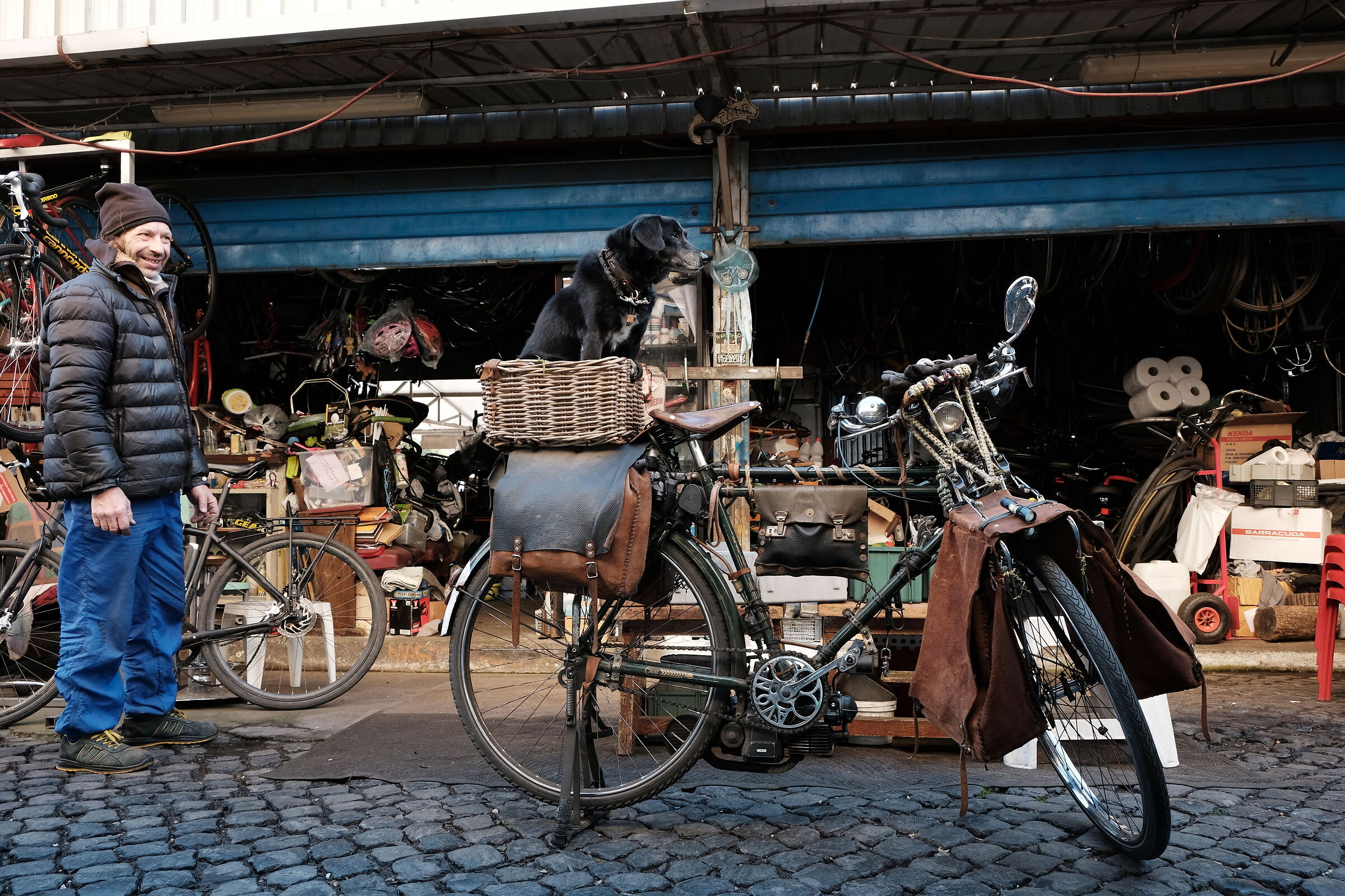 Mercato delle biciclette di porta Portese...