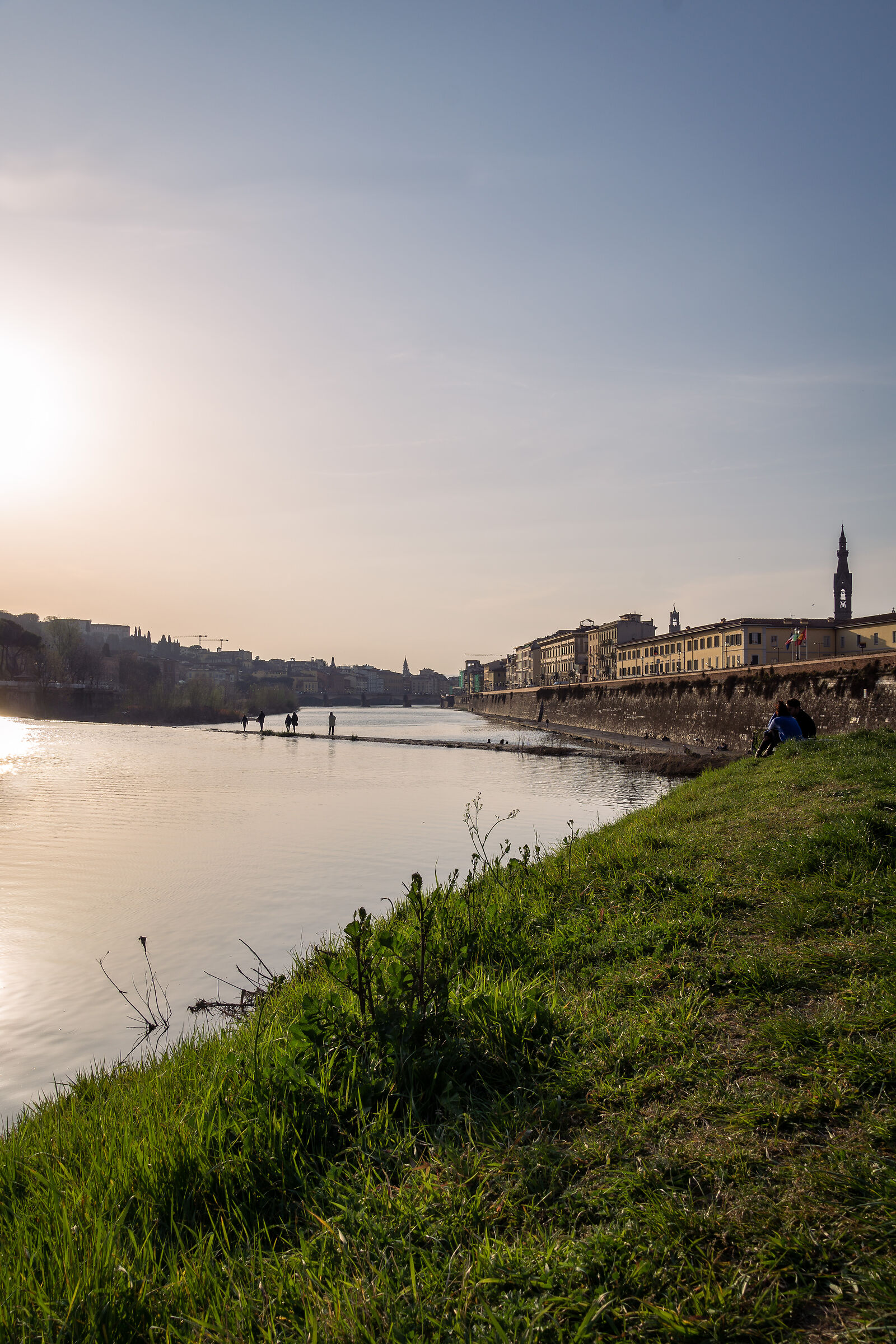 Sunset over the Arno...