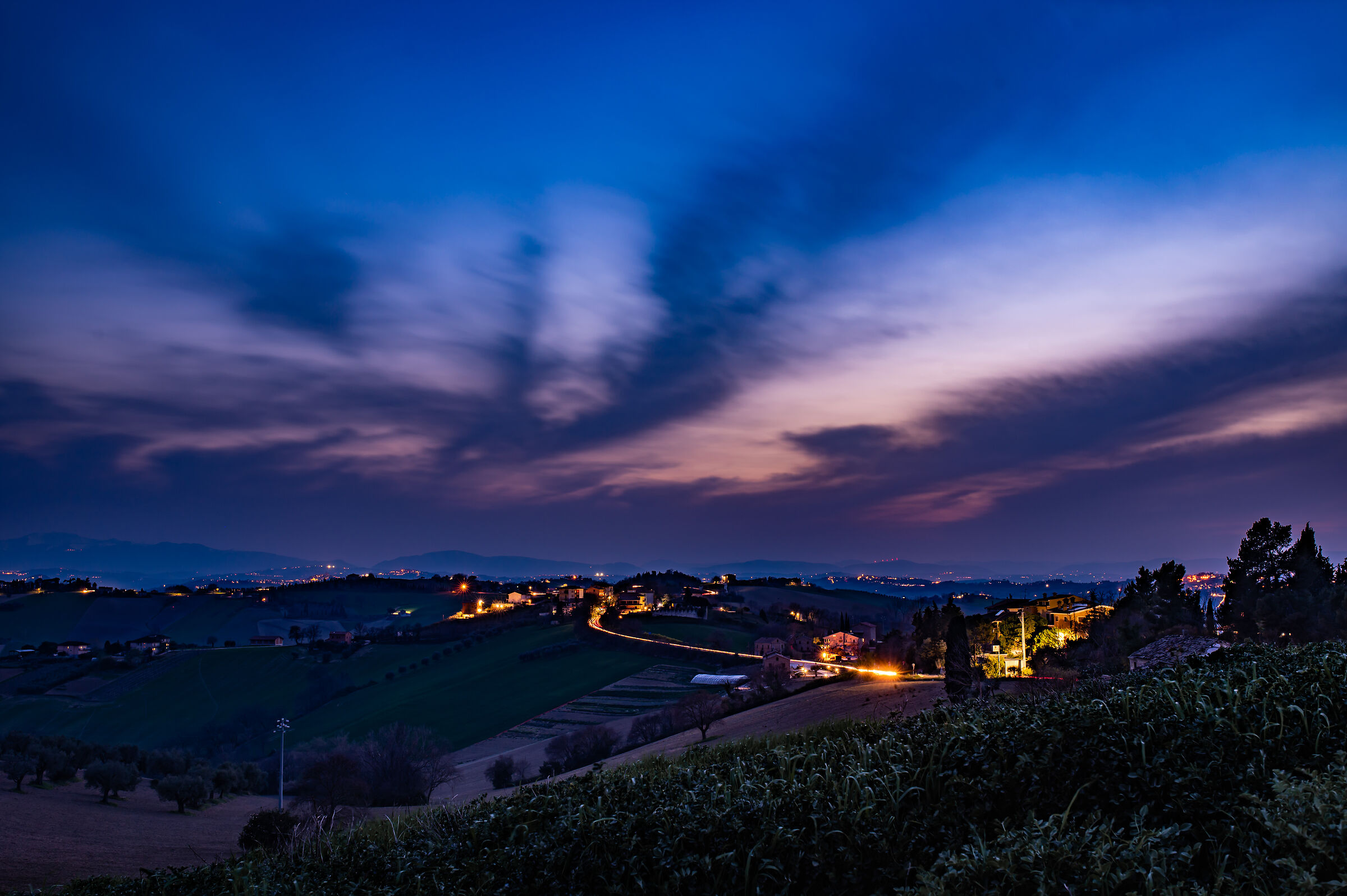 Le luci della notte...