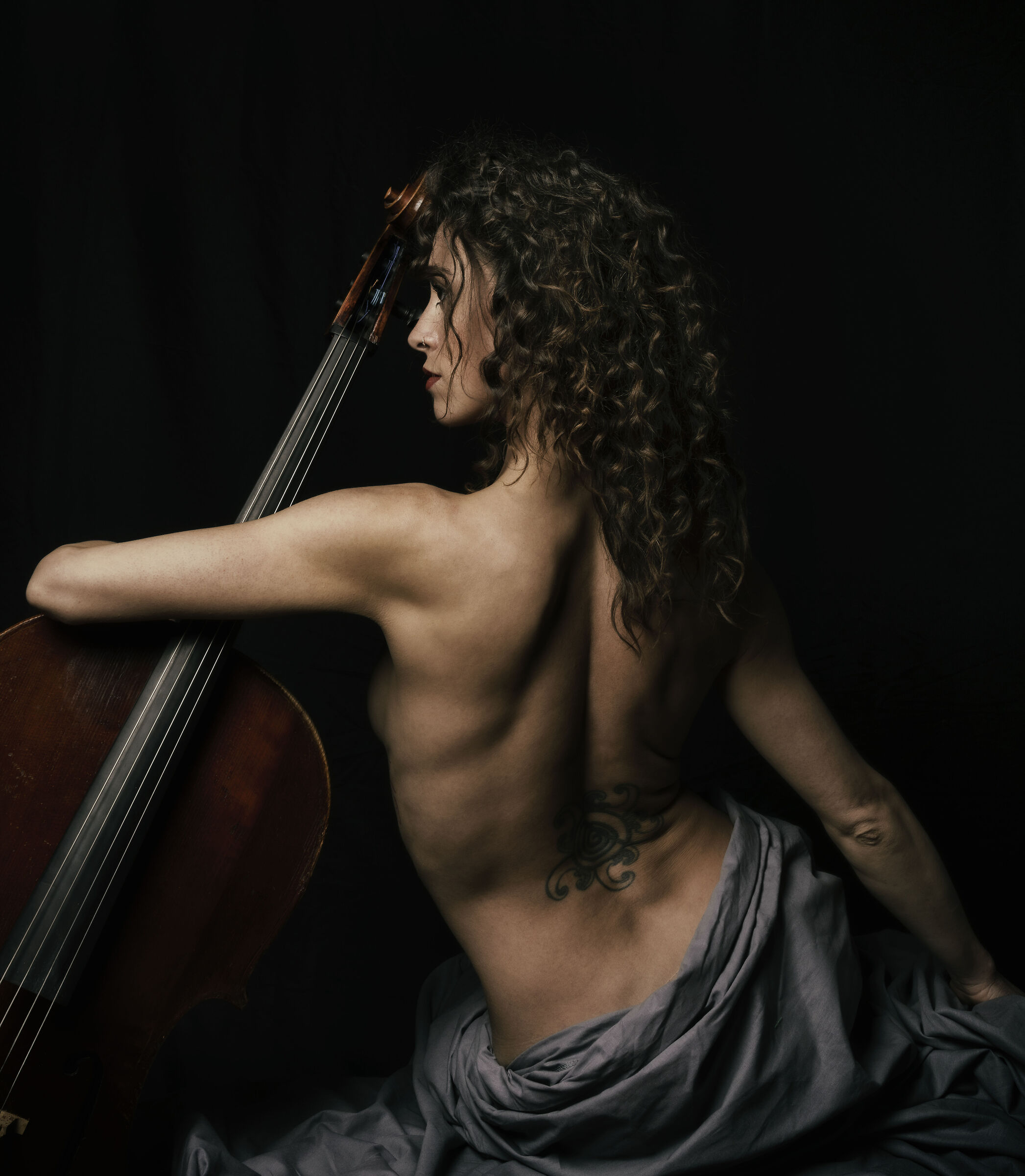 Cello nude with Rachel...
