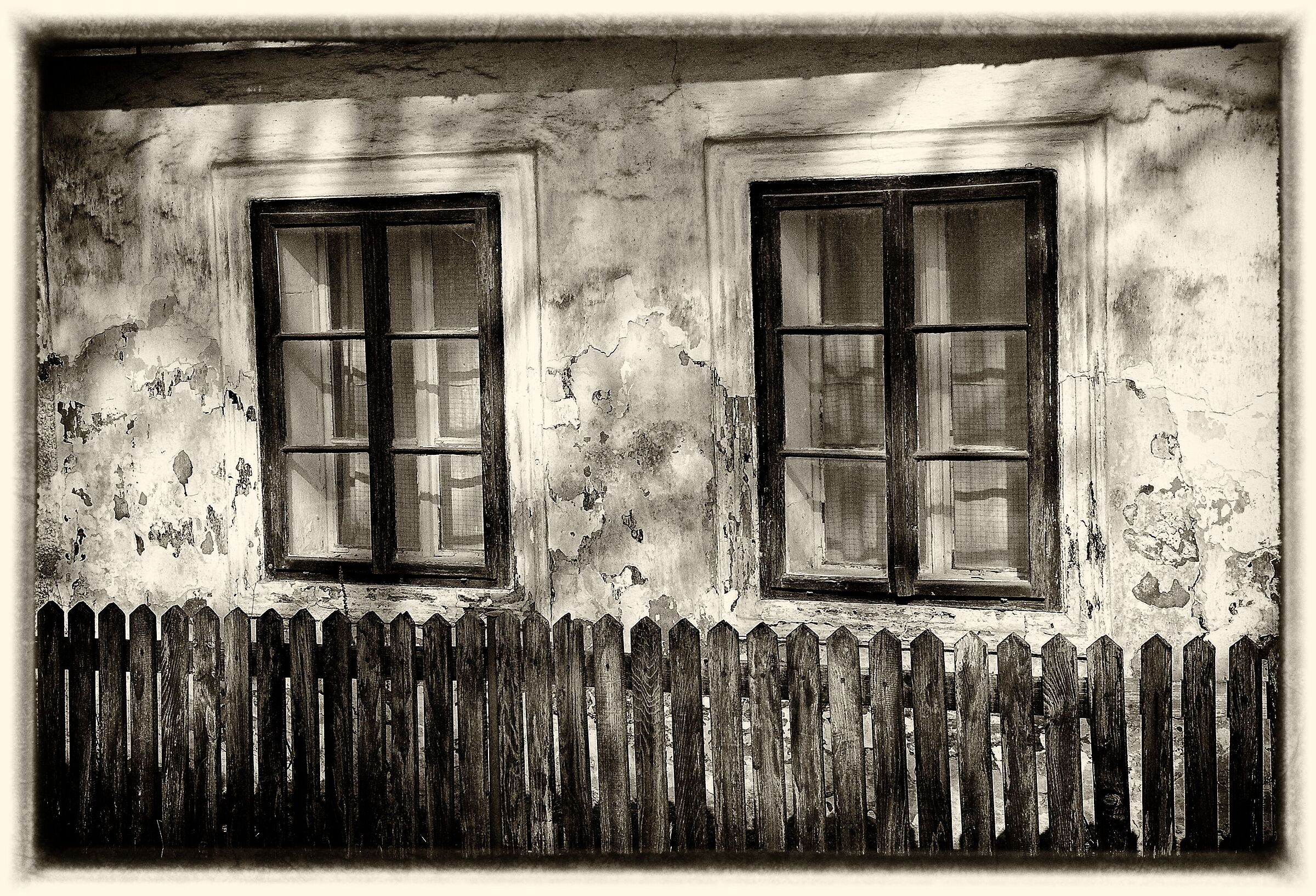 Windows - black and white...