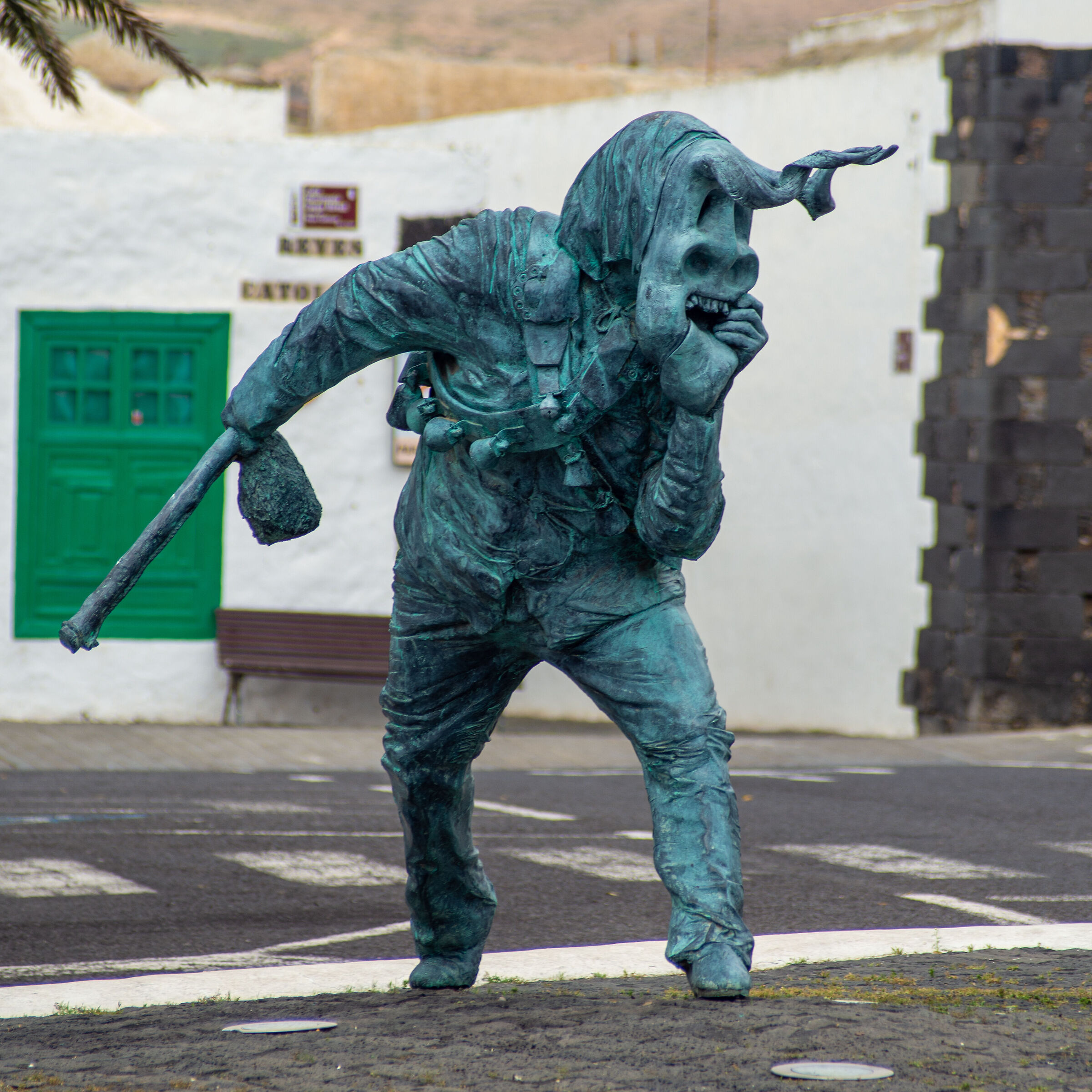 statue in Teguise...