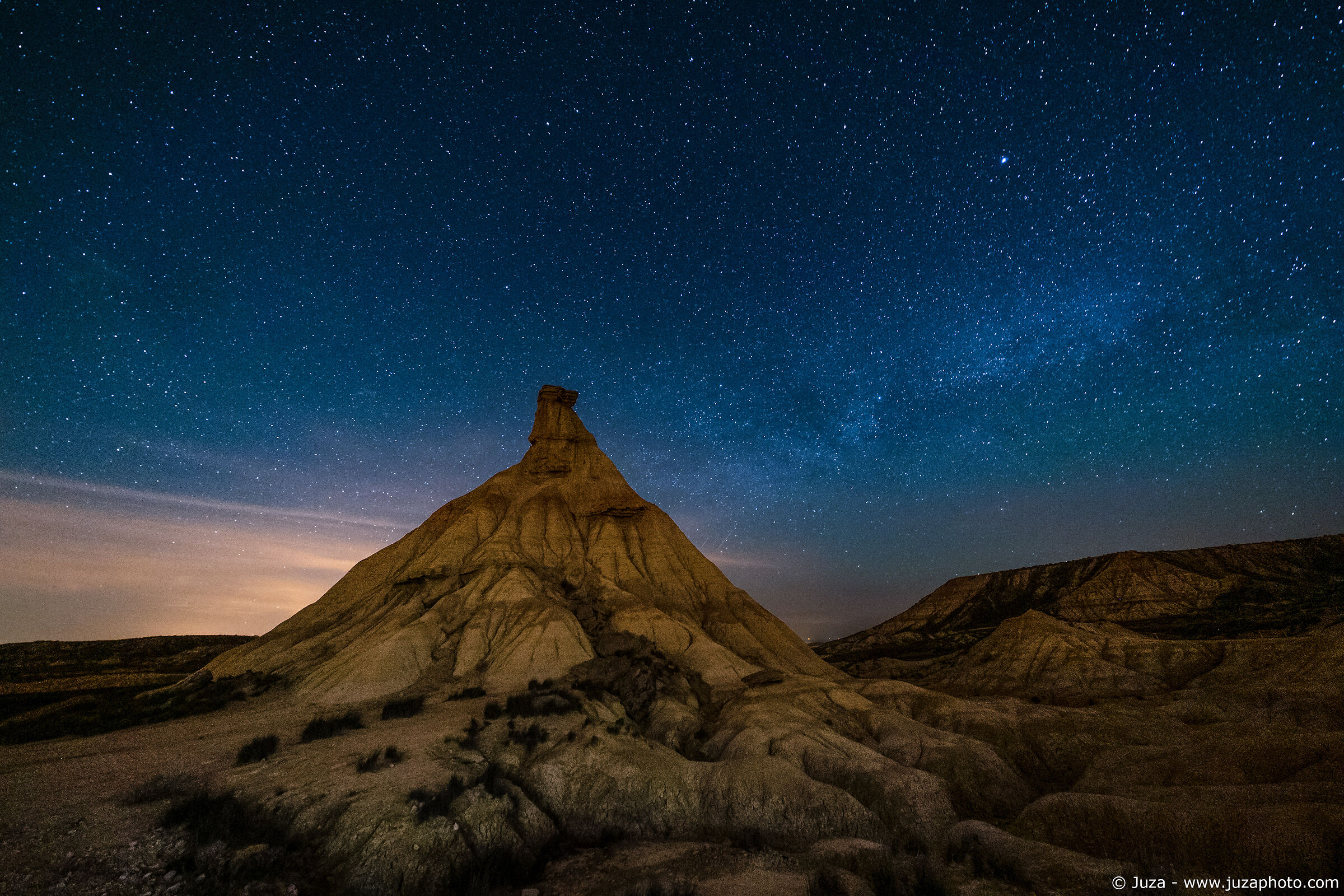 The night in the Bardenas...