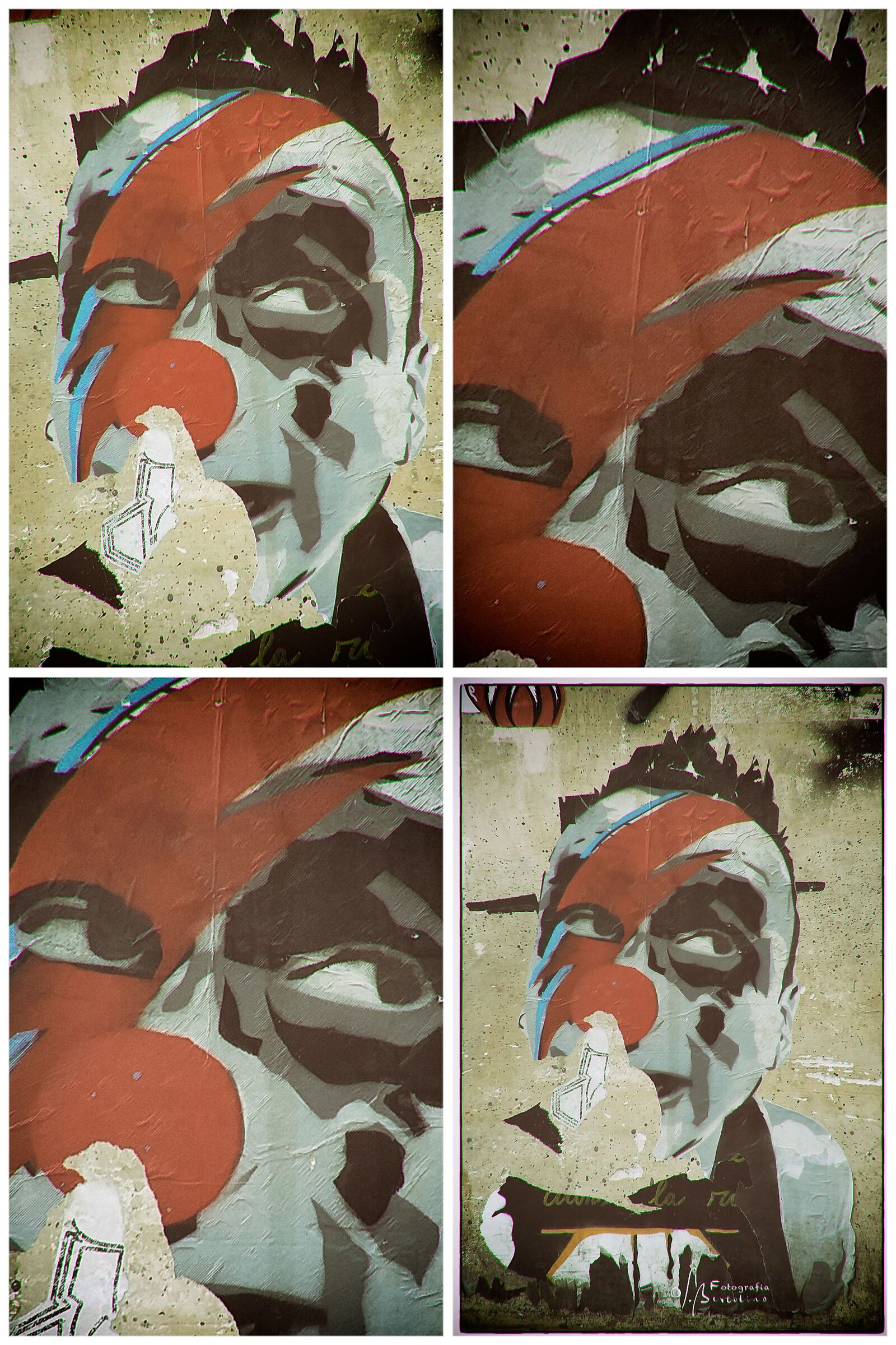 Mimi the Clown, uno streetartist a Trastevere...