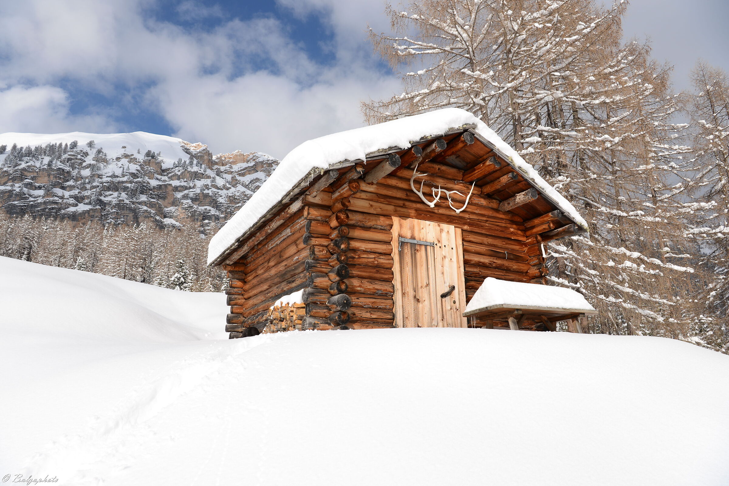 Mountain hut in Val Badia Loc. The Valley...
