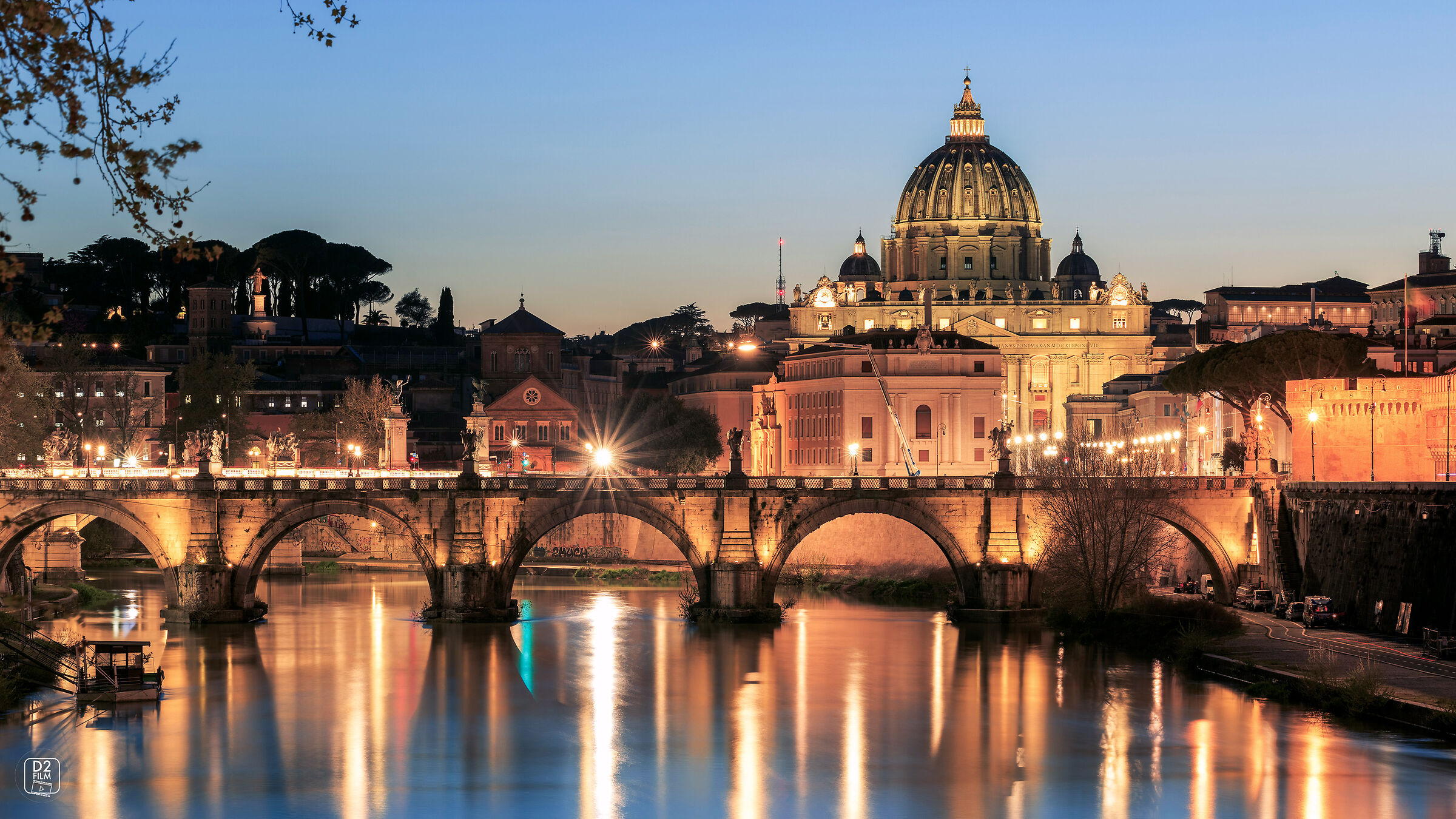 Vatican from Ponte Umberto I...