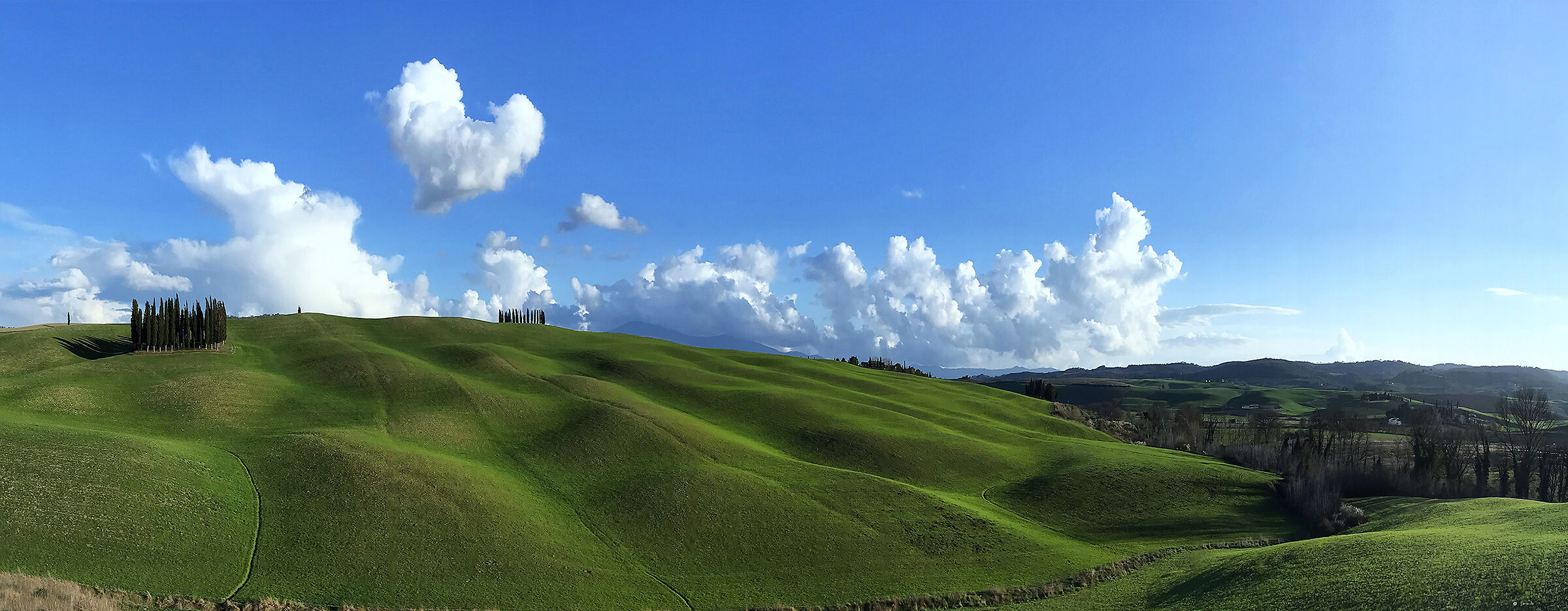 Val d'Orcia in the heart...