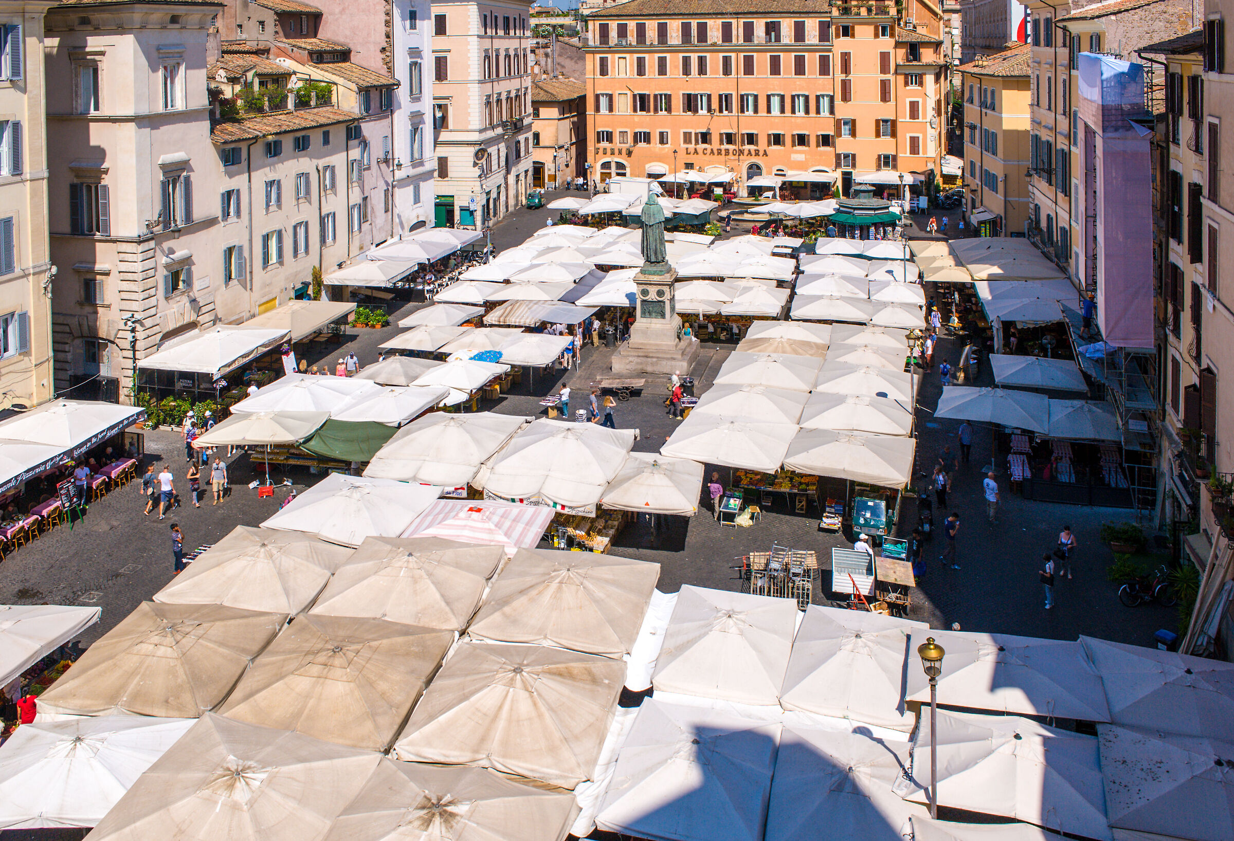 Roma-Il mercato di Campo dè Fiori...