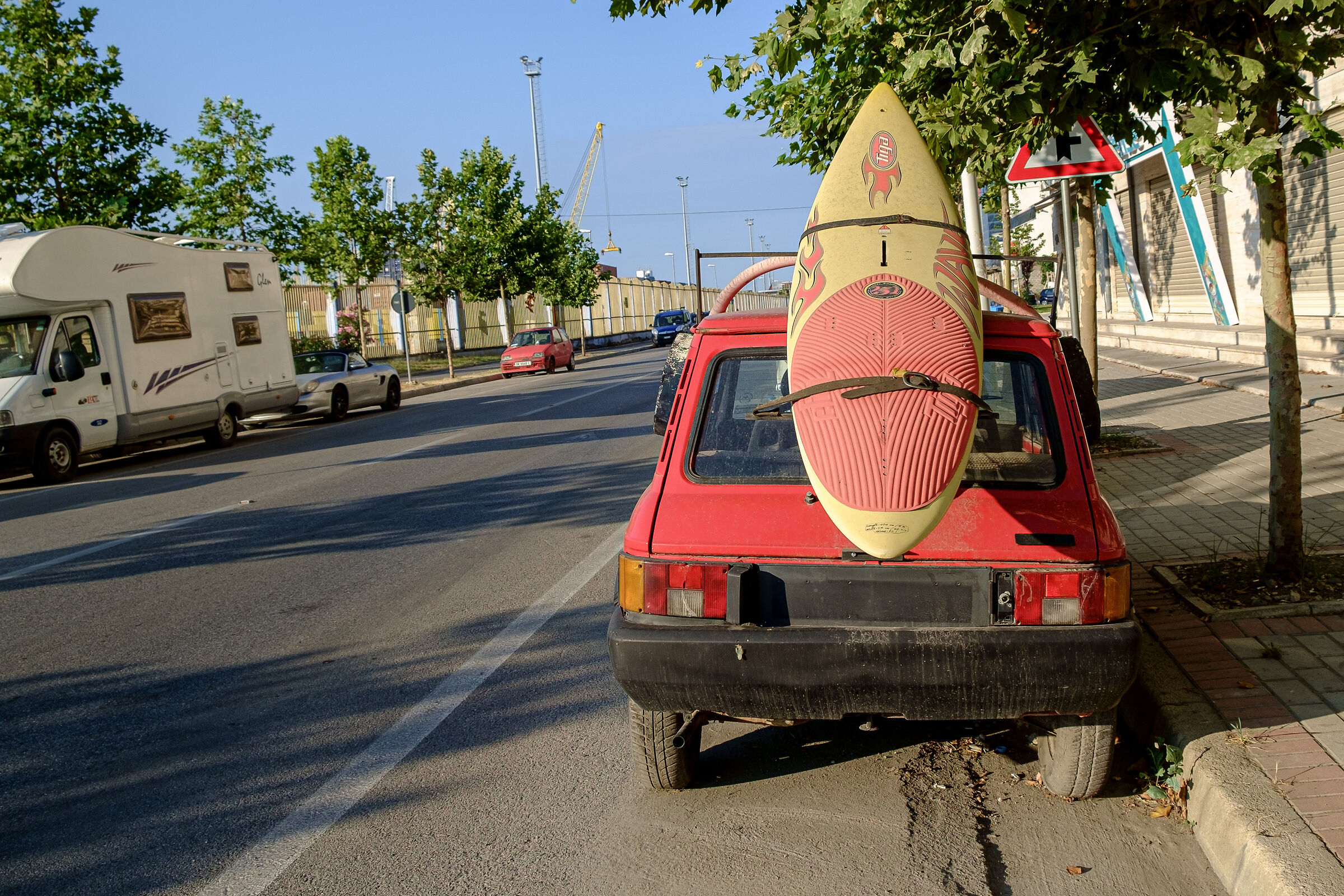 Surfing in Vlora...