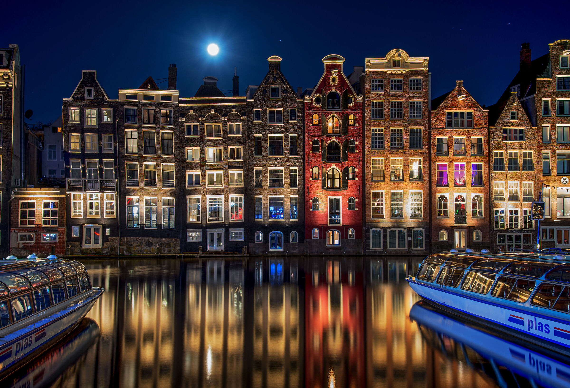 the moon of Amsterdam...