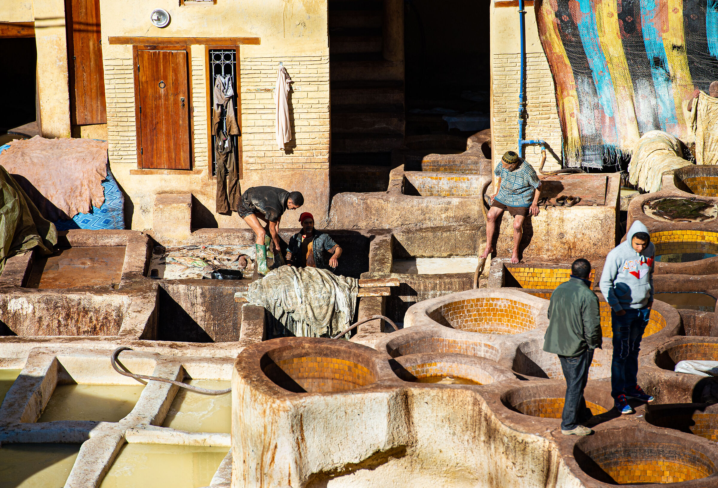 Tanneries of Fes...