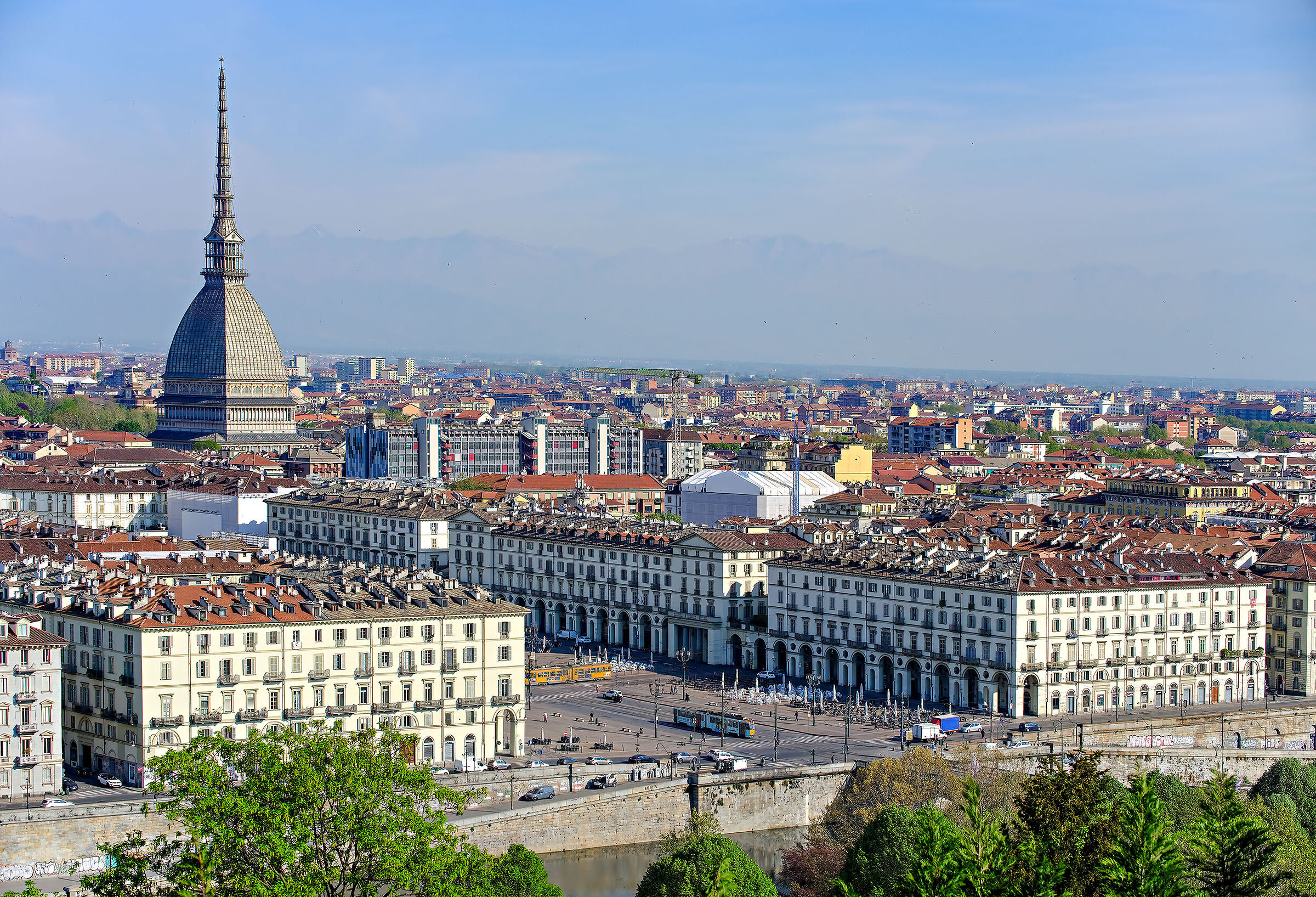 Glimpse of Turin from the Monte dei Cappuccini...