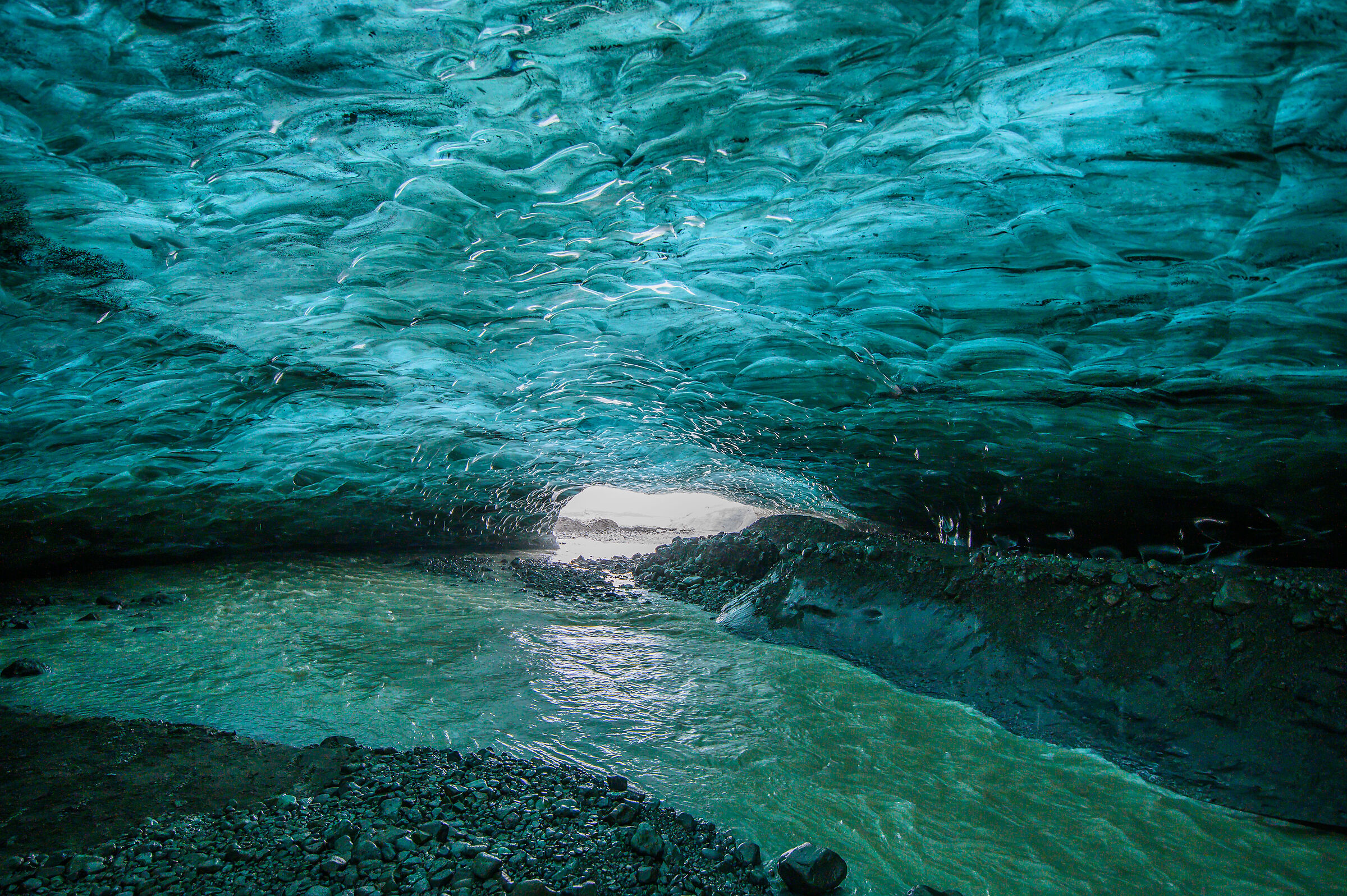 Ice cave...