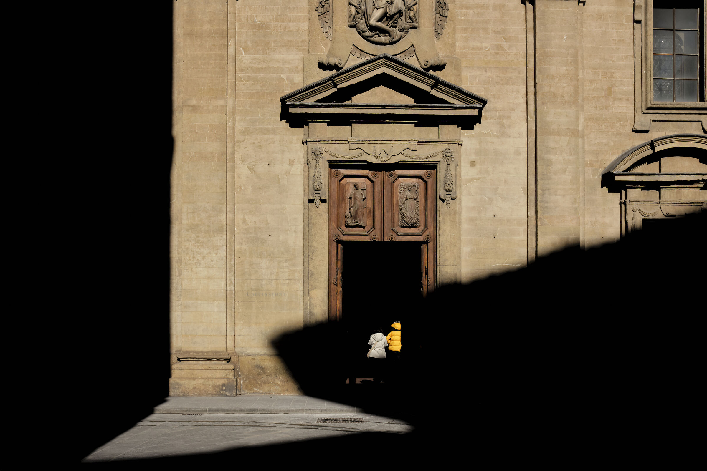 Basilica Santa Trinita in Florence - Lights and Shadows...
