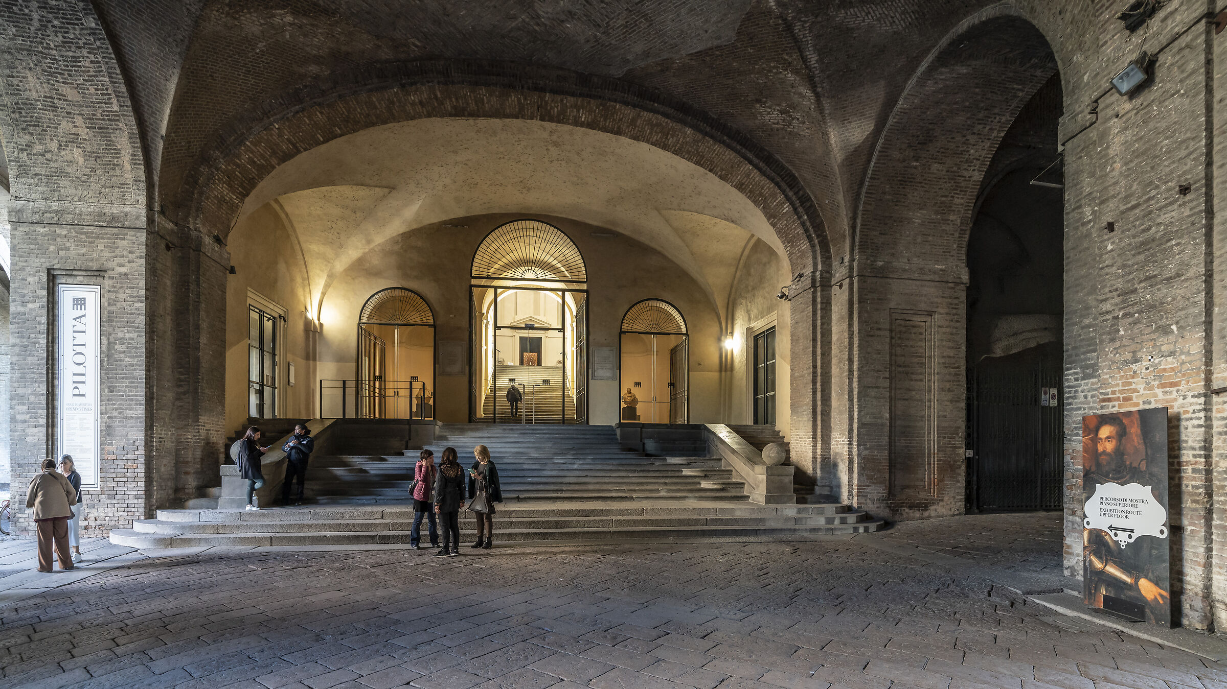 Pilatta - Entrance to the Farnese Theatre...