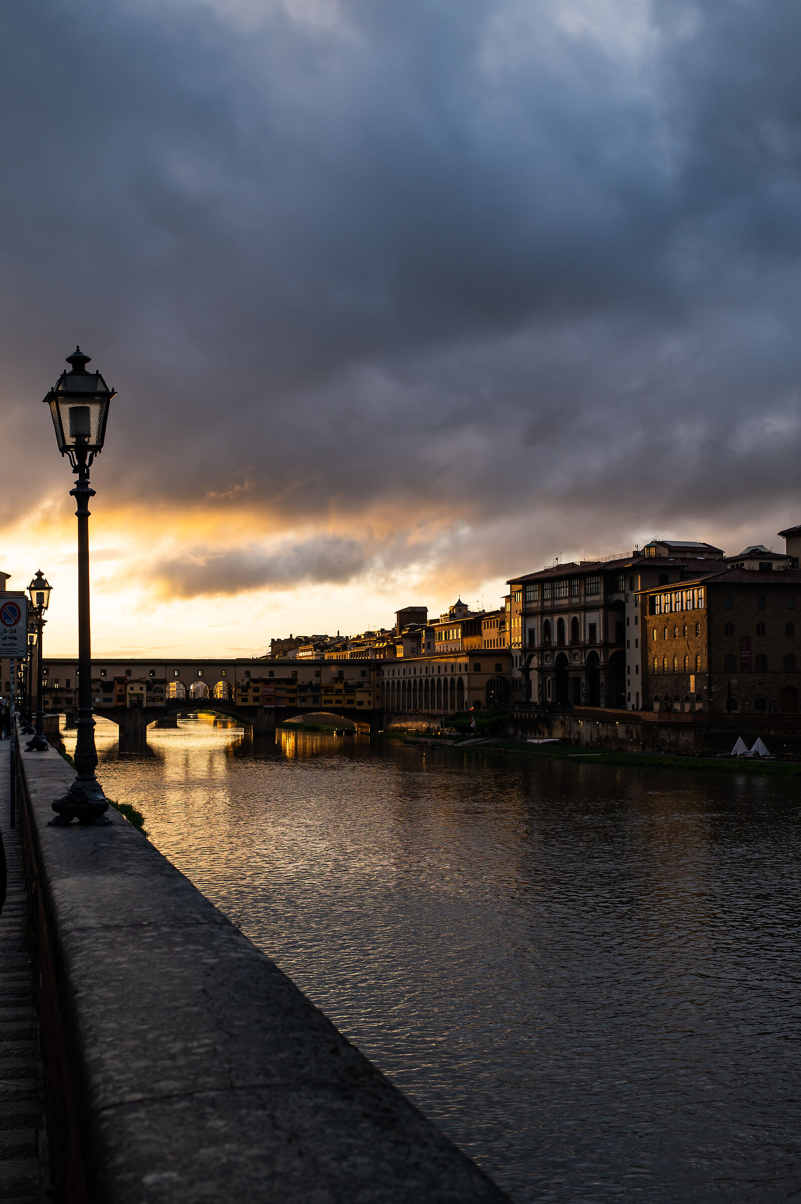 Tramonto su Ponte Vecchio...
